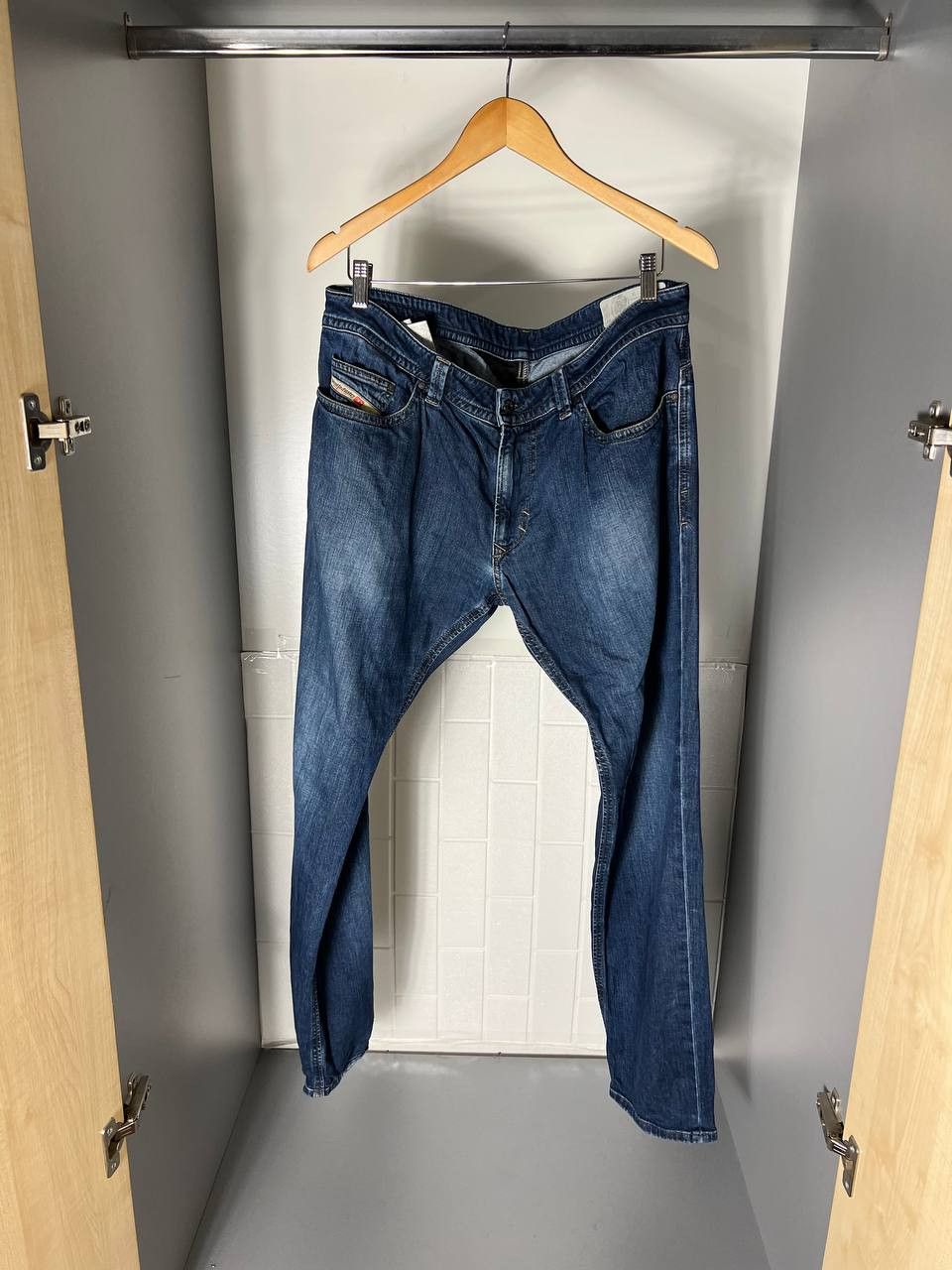 Diesel VINTAGE DIESEL INDUSTRY DENIM DIVISION RETRO JEANS CASUAL Size US 34 / EU 50 - 6 Thumbnail