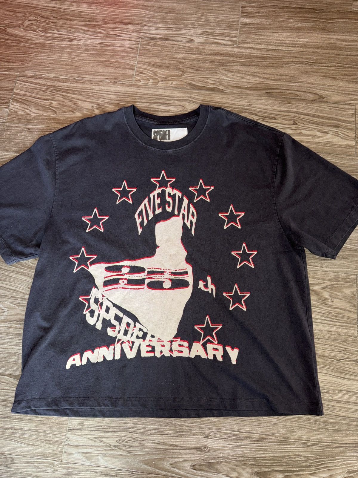 Sp5der Sp5der anniversary tee black 2XL Size US XXL / EU 58 / 5 - 1 Thumbnail