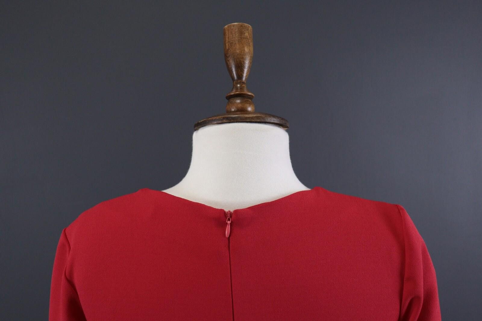 Designer Elisabetta Franchi Red Evening Bodycon Dress Dress Size 38 Size M / US 6-8 / IT 42-44 - 8 Thumbnail