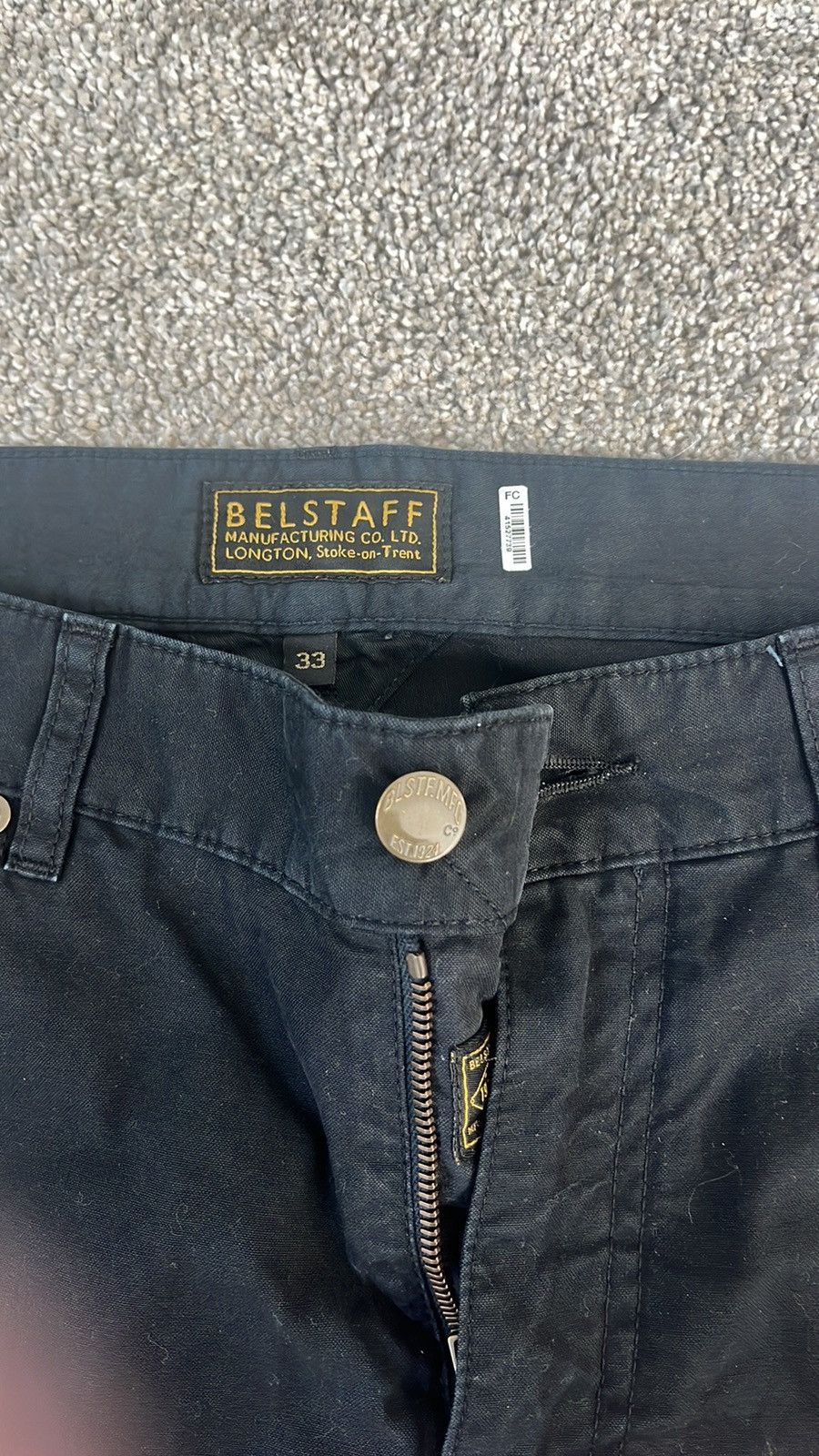 Belstaff Belstaff Black Jeans Size US 33 - 2 Thumbnail