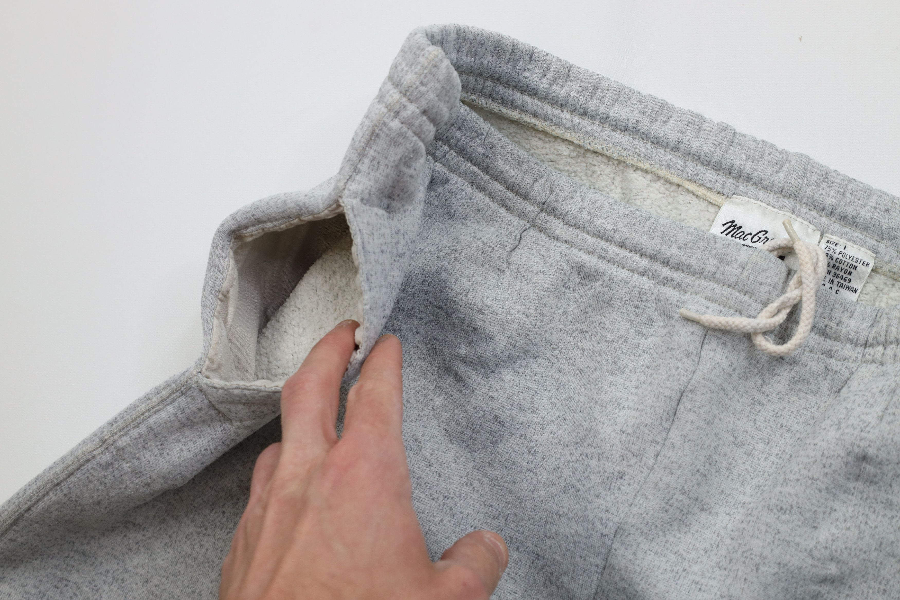 Vintage Vintage 80s 90s Streetwear Blank Triblend Sweatpants Joggers Size US 36 / EU 52 - 7 Thumbnail