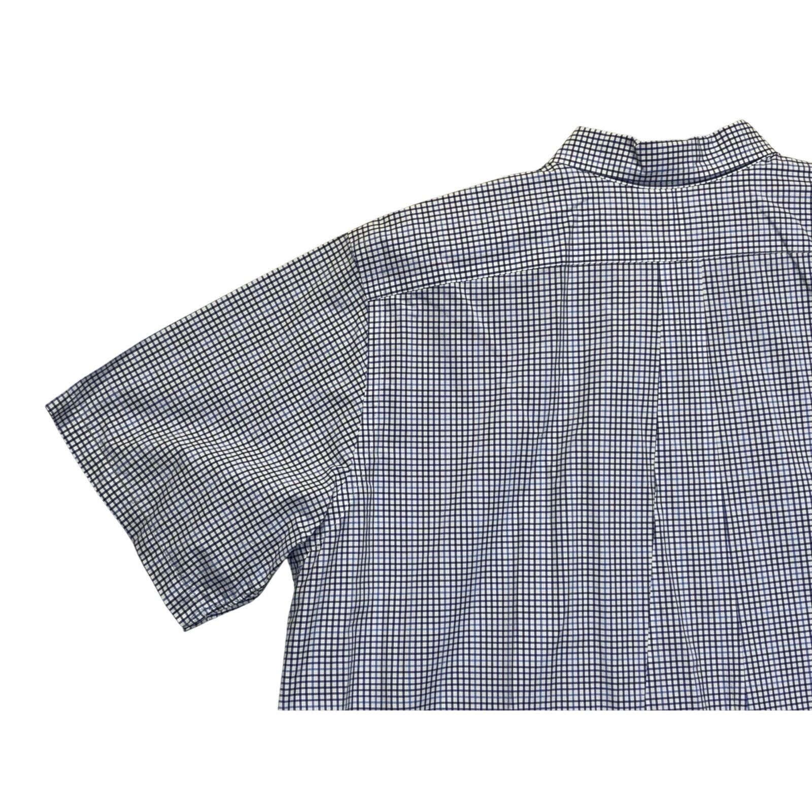 Polo Ralph Lauren Ralph Lauren Men’s 2XB Blue Plaid Short Sleeve Button Down Size US XXL / EU 58 / 5 - 14 Thumbnail