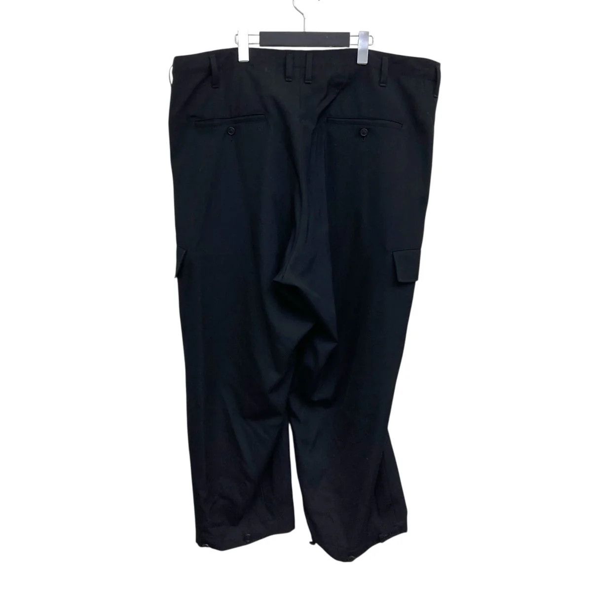 Yohji Yamamoto Yohji Yamamoto pour homme// WOOL GABARDINE TAB WIDE PANTS Size US 42 / EU 58 - 2 Thumbnail