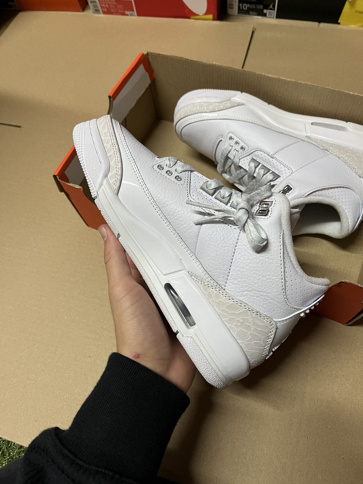 Nike Jordan 3 Retro Pure Money Size US 5.5 / IT 35.5 - 3 Thumbnail