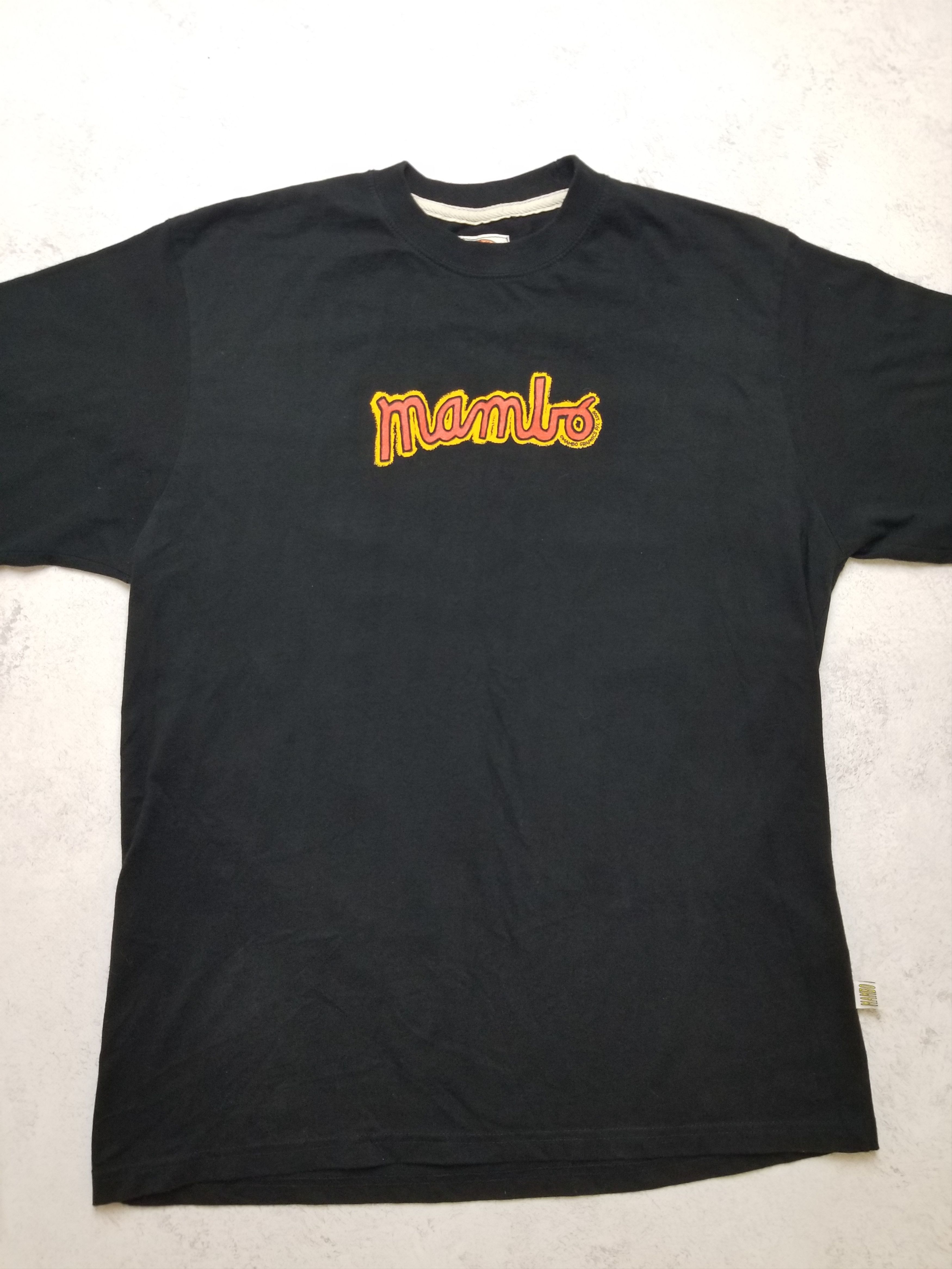 Vintage Mambo 2000 Pope and Bear Black T-shirt Tee