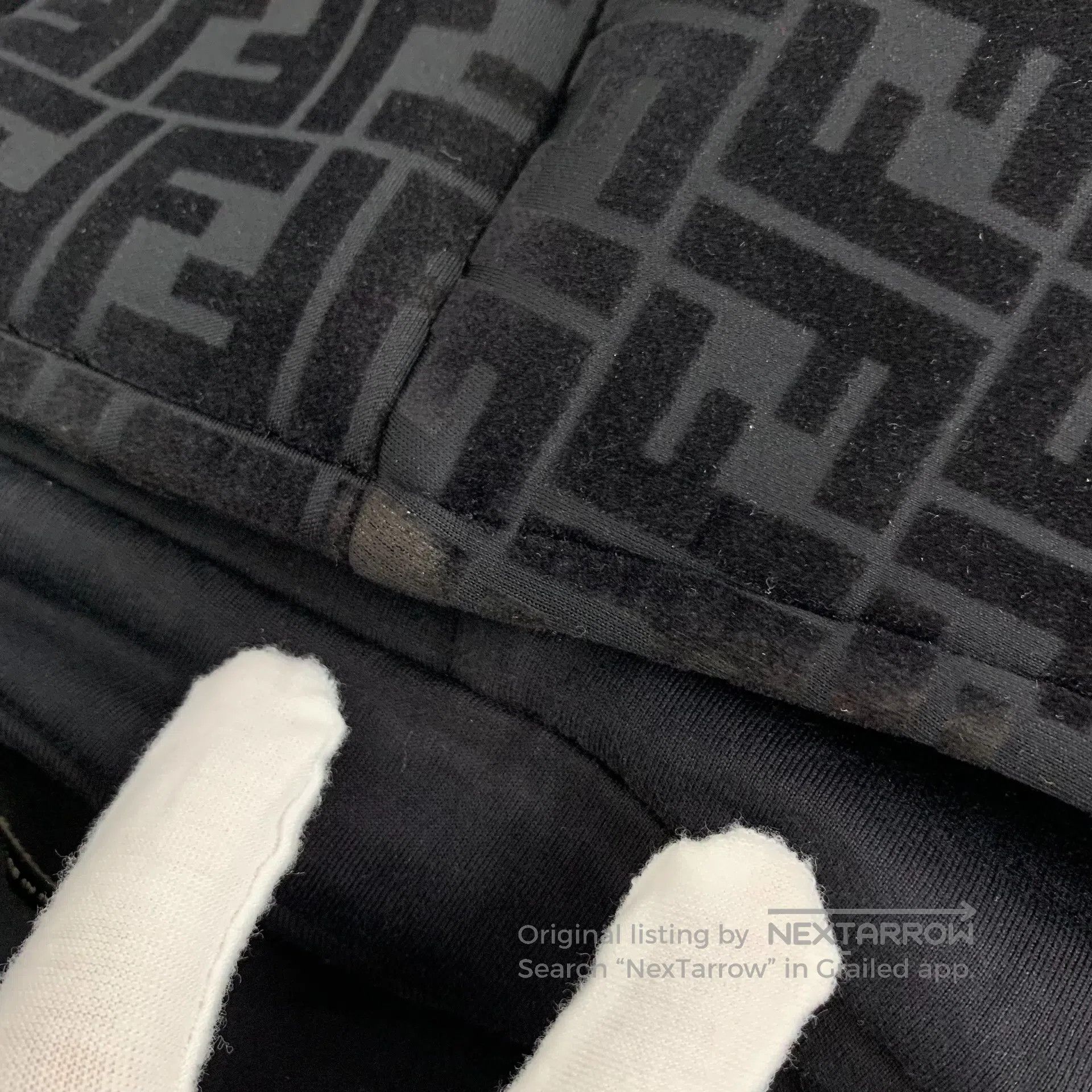 Fendi FENDI Black classic double F full print hooded zipper long Size US S / EU 44-46 / 1 - 9 Thumbnail