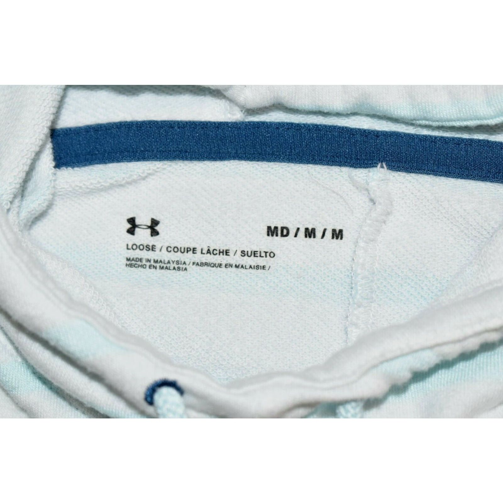 Under Armour Under Armour Hoodie Striped Long Sleeve Small Blue White Womens Size S / US 4 / IT 40 - 3 Thumbnail