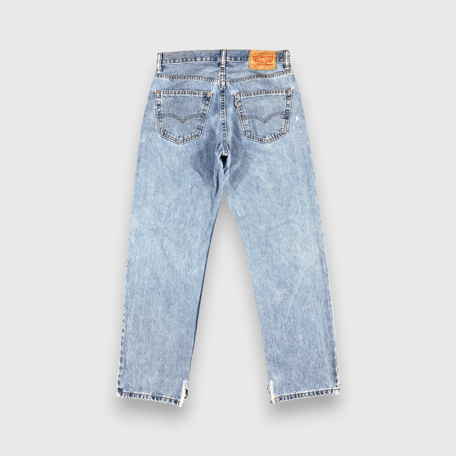 Levi's Vintage Blue Wash Levis 550 Jeans-J1621 Size US 31 - 2 Thumbnail
