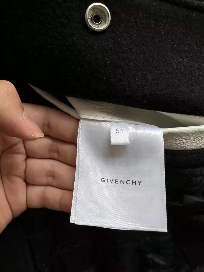 Givenchy Givenchy Size54 Black and White Patchwork Leather Sleeve Ba Size US M / EU 48-50 / 2 - 3 Thumbnail