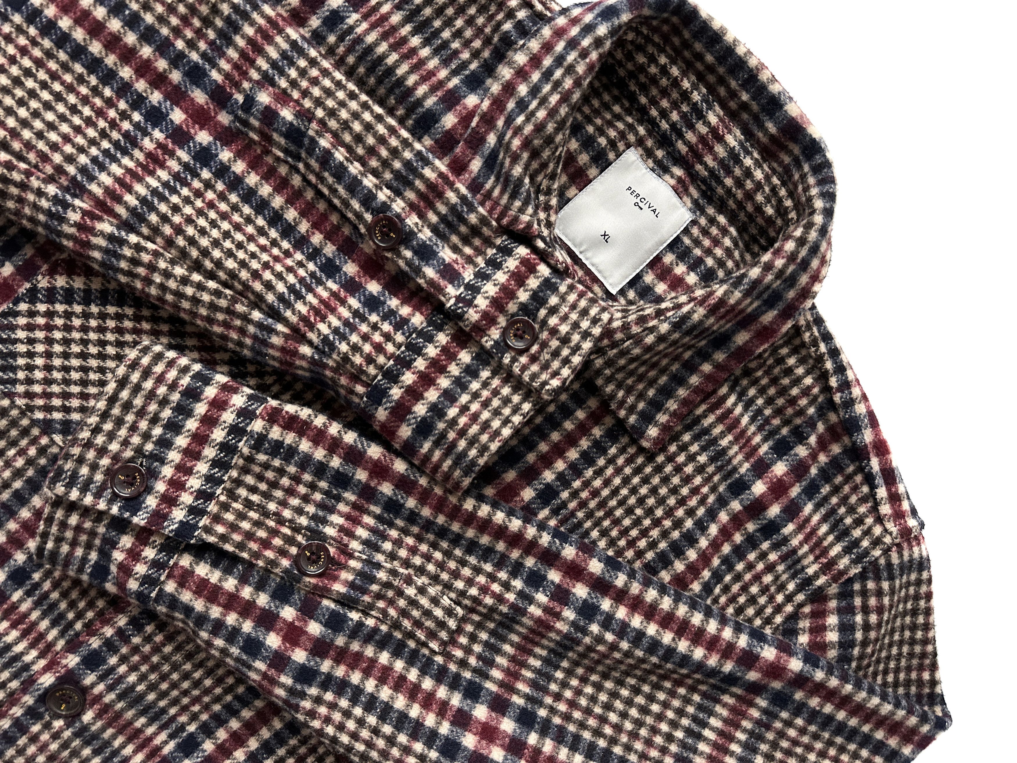 Percival Percival checkred overshirt jacket Size US XL / EU 56 / 4 - 6 Thumbnail