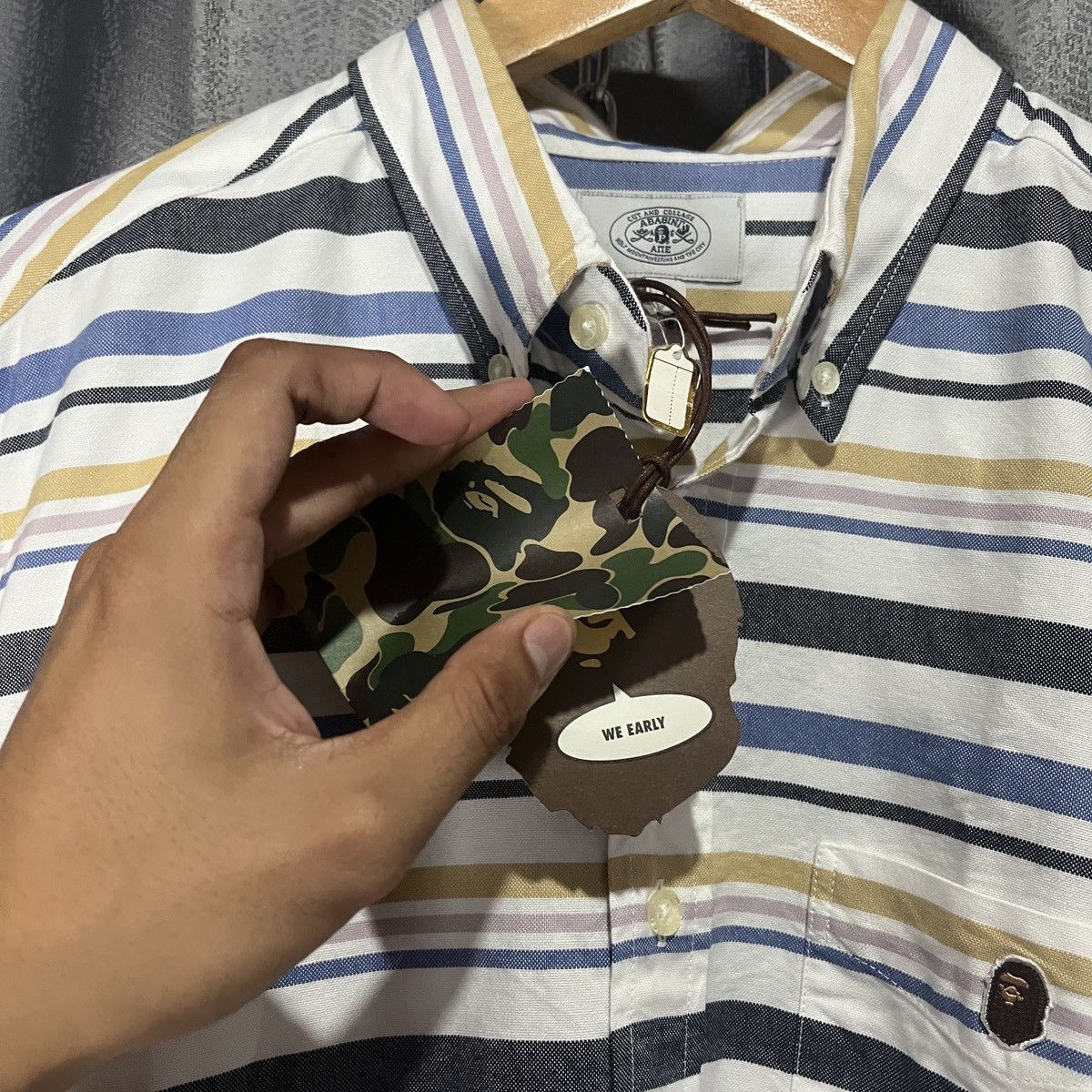 Bape BRAND NEW BAPE LONGSLEEVE SHIRT Size US XL / EU 56 / 4 - 7 Thumbnail