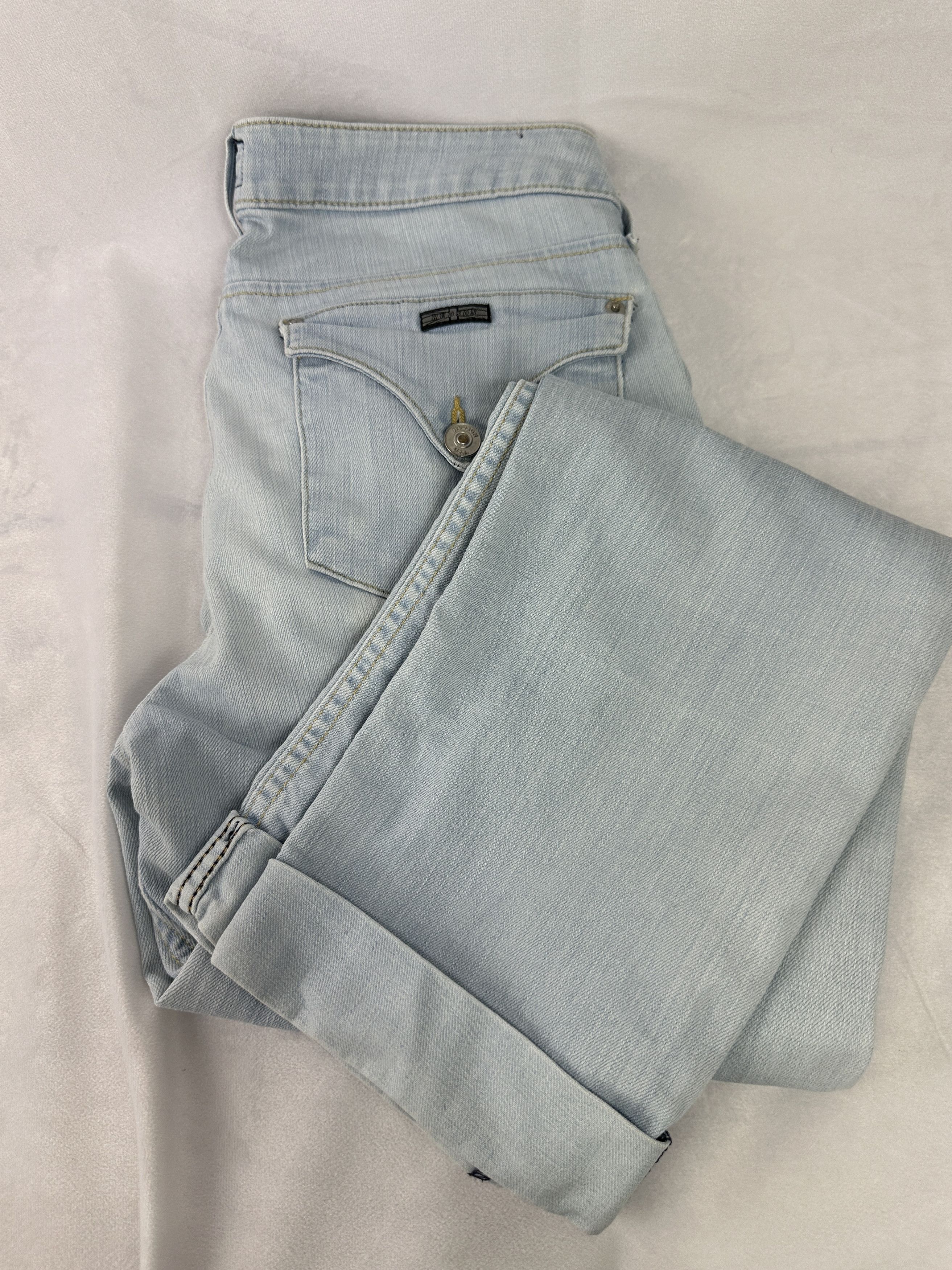 Hudson Hudson Bacara Straight Flood Cuff Jeans 30 Size 30" / US 8 / IT 44 - 1 Thumbnail