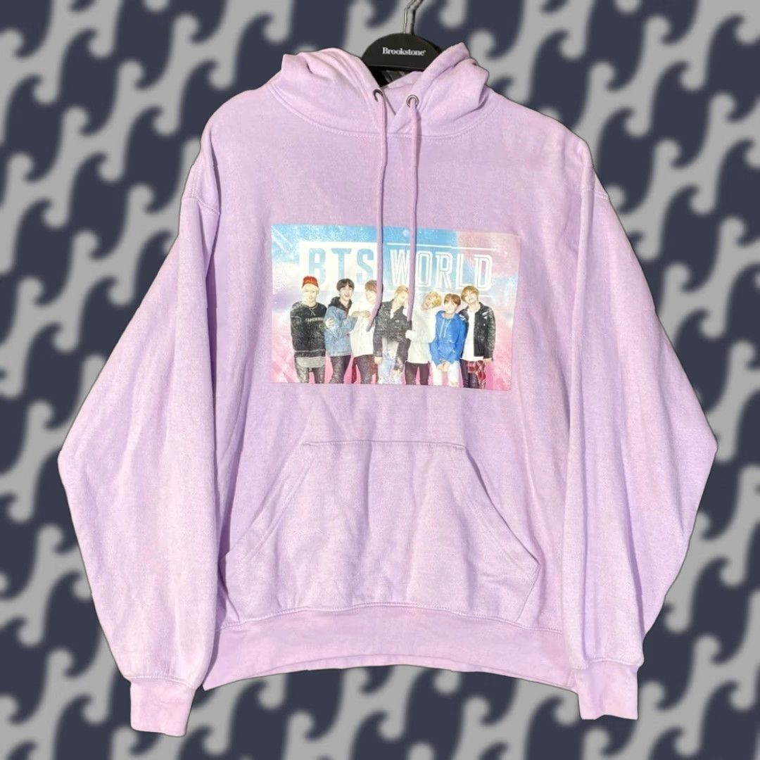 Vintage BTS World Purple Pacific & Co. Hoodie Sweater Womens Medium M Purple Pullover Size M / US 6-8 / IT 42-44 - 1 Thumbnail