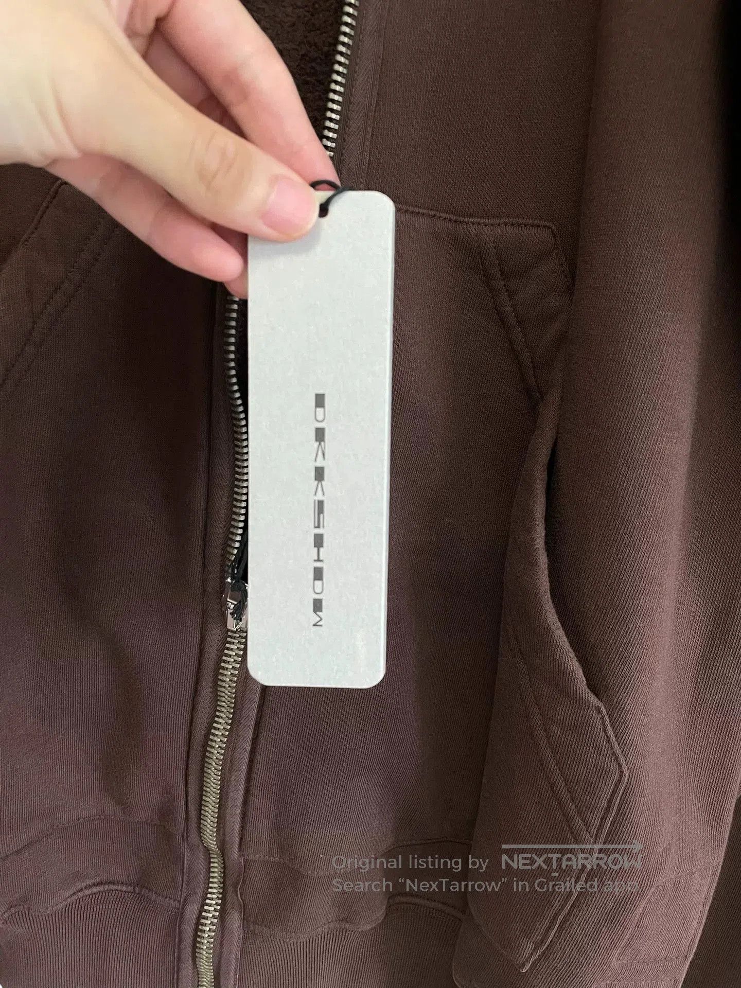 Rick Owens Drkshdw Rick Owens drkshdw Brown Sweatshirt. Size US S / EU 44-46 / 1 - 5 Thumbnail