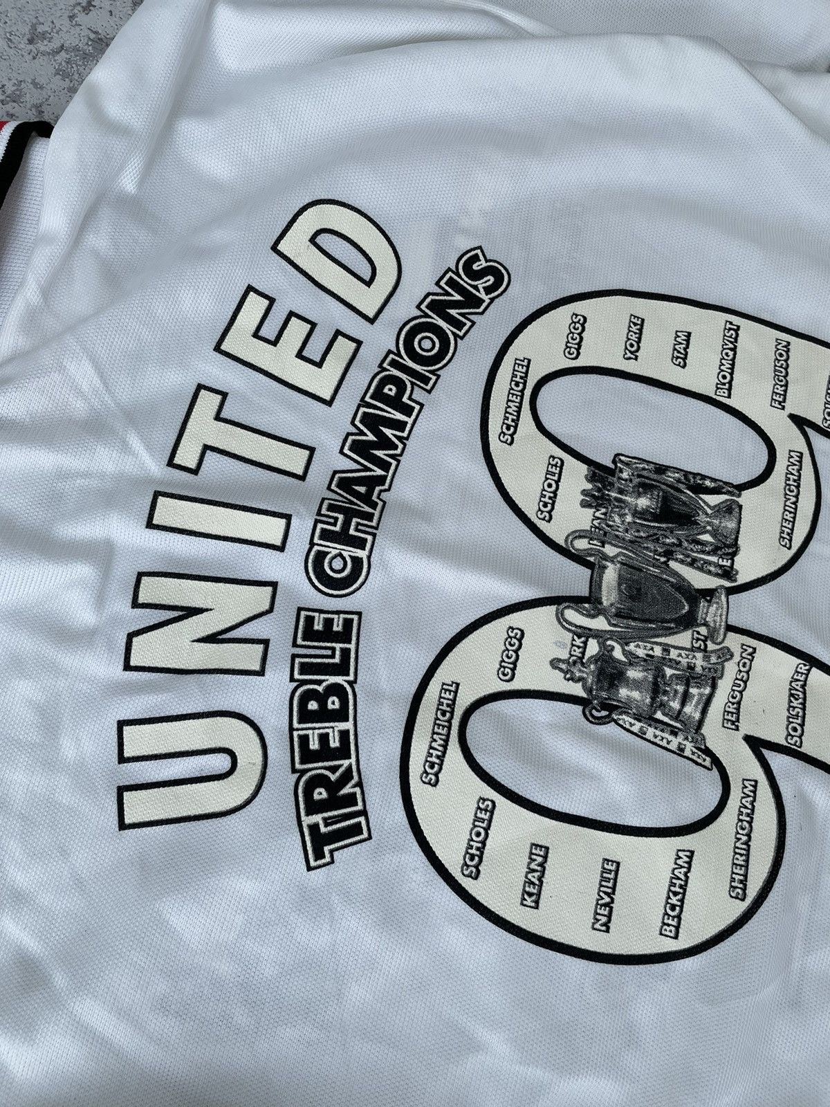 Vintage Archival 1999 Rare❗️Manchester United Treble Champions Jersey Size US L / EU 52-54 / 3 - 5 Thumbnail