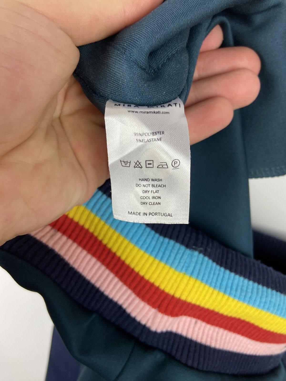 Designer × Mira Mikati Mira Mikati Trousers Joggers Raibow Track Green Pants Size 27" / US 4 / IT 40 - 21 Thumbnail