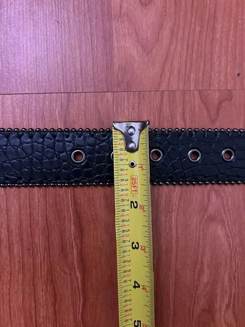 Japanese Brand Fukuzawa x Nao Y2K Gothic Buckle Belt Size 30 - 5 Thumbnail