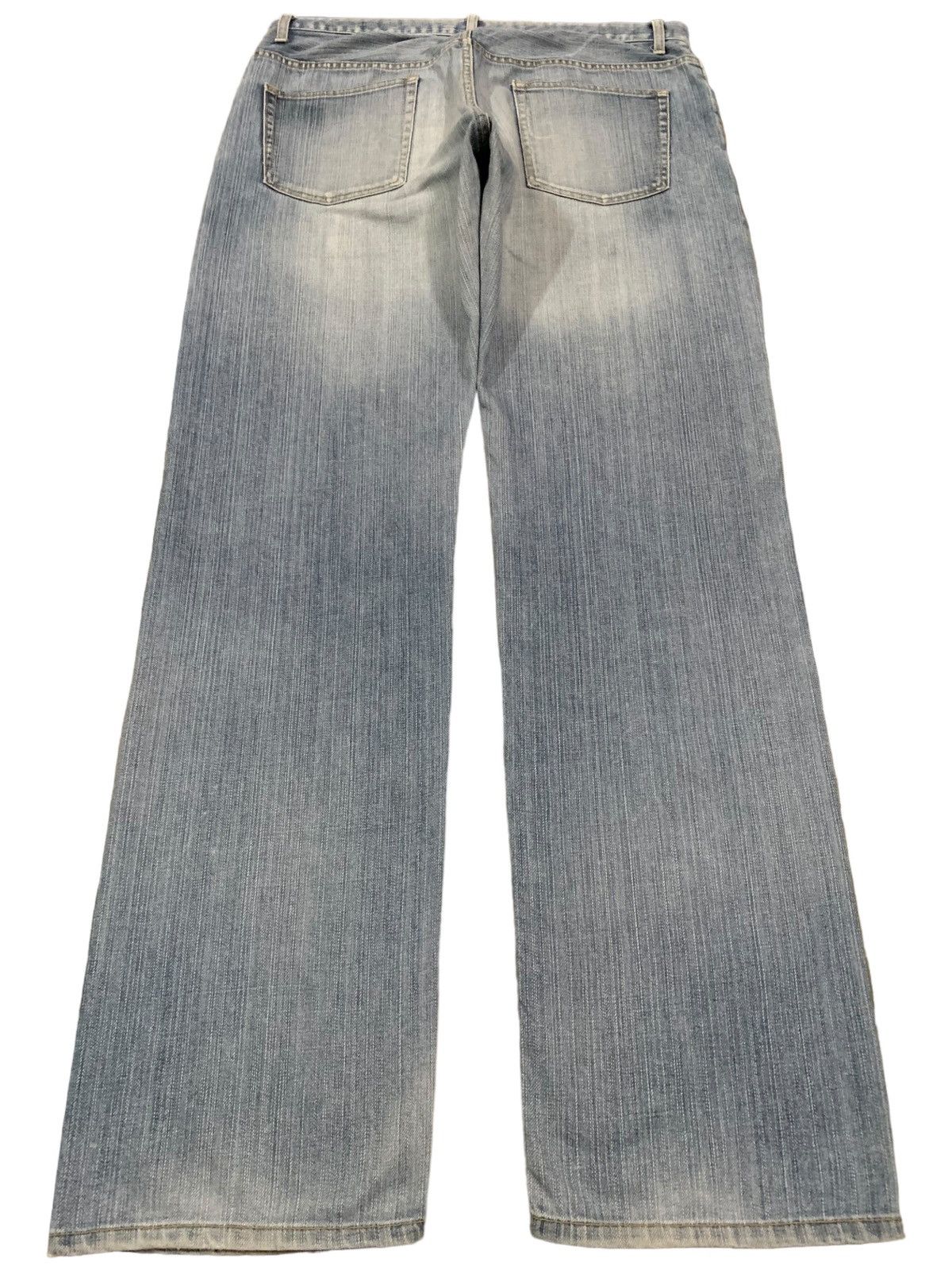 Takeo Kikuchi Vintage Japanese Brand Takeo Kikuchi Blue Washed Baggy Jeans Size US 33 - 2 Thumbnail