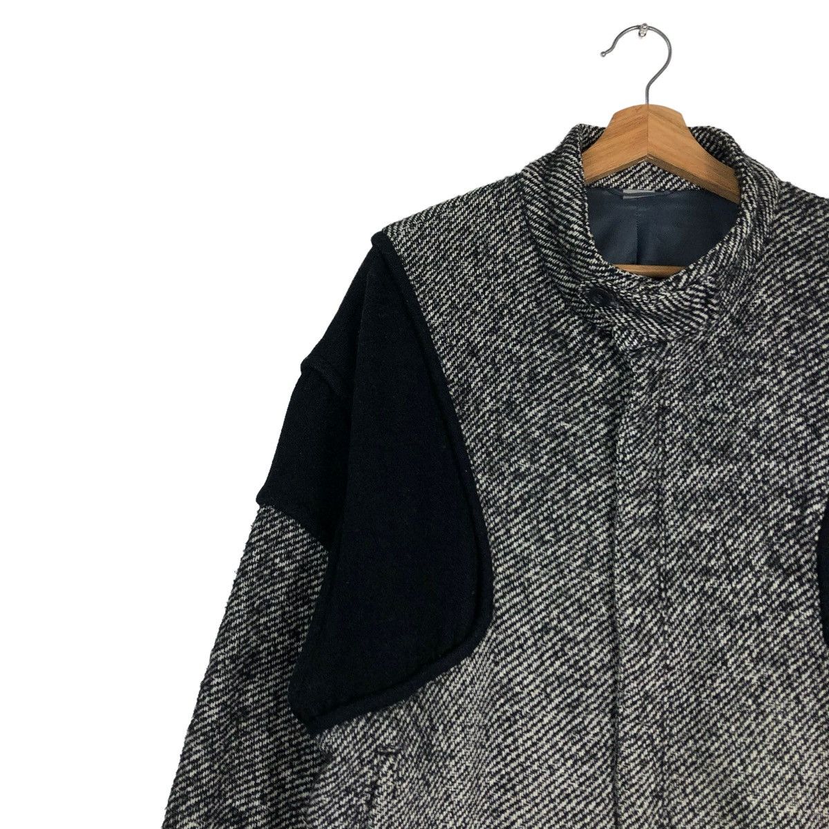Japanese Brand 🔥80’s Intermezzo Issey Miyake Herringbone Bomber Jacket Size US L / EU 52-54 / 3 - 7 Thumbnail