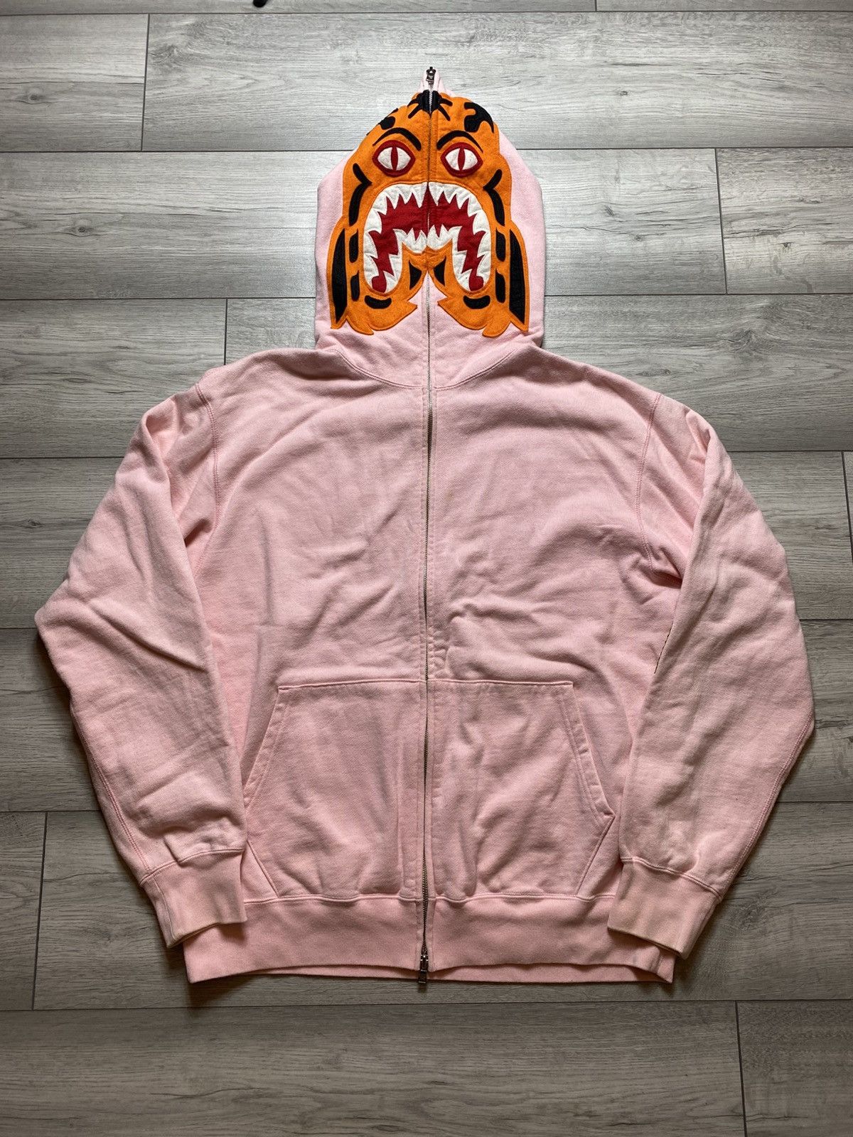 Bape Bape OG pink tiger full zip hoodie Size US L / EU 52-54 / 3 - 1 Thumbnail