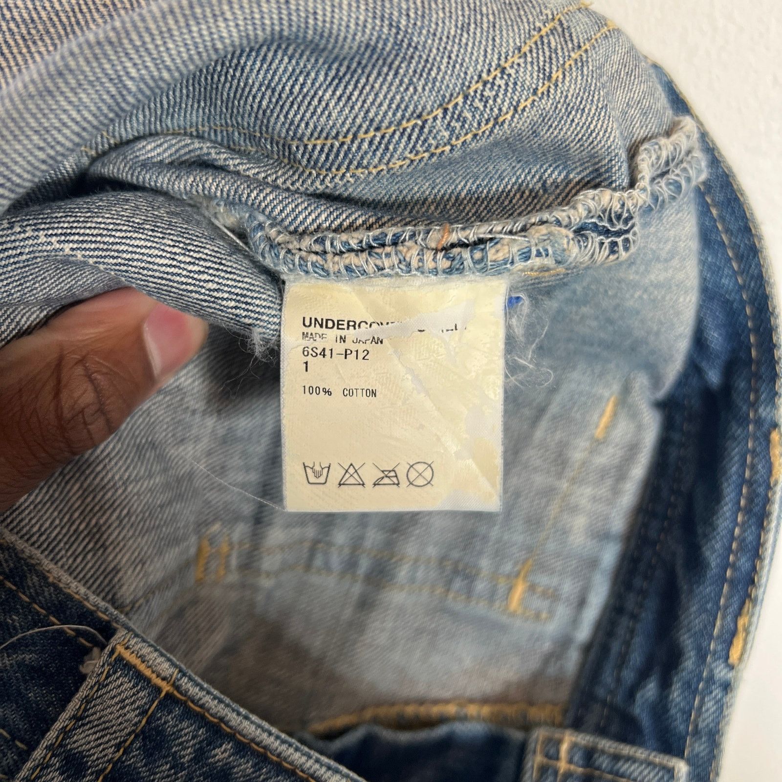 Undercover Undercover SS06 'Chuuut' Klaus Denim Cargo Jeans Size 1 Size US 28 / EU 44 - 5 Thumbnail