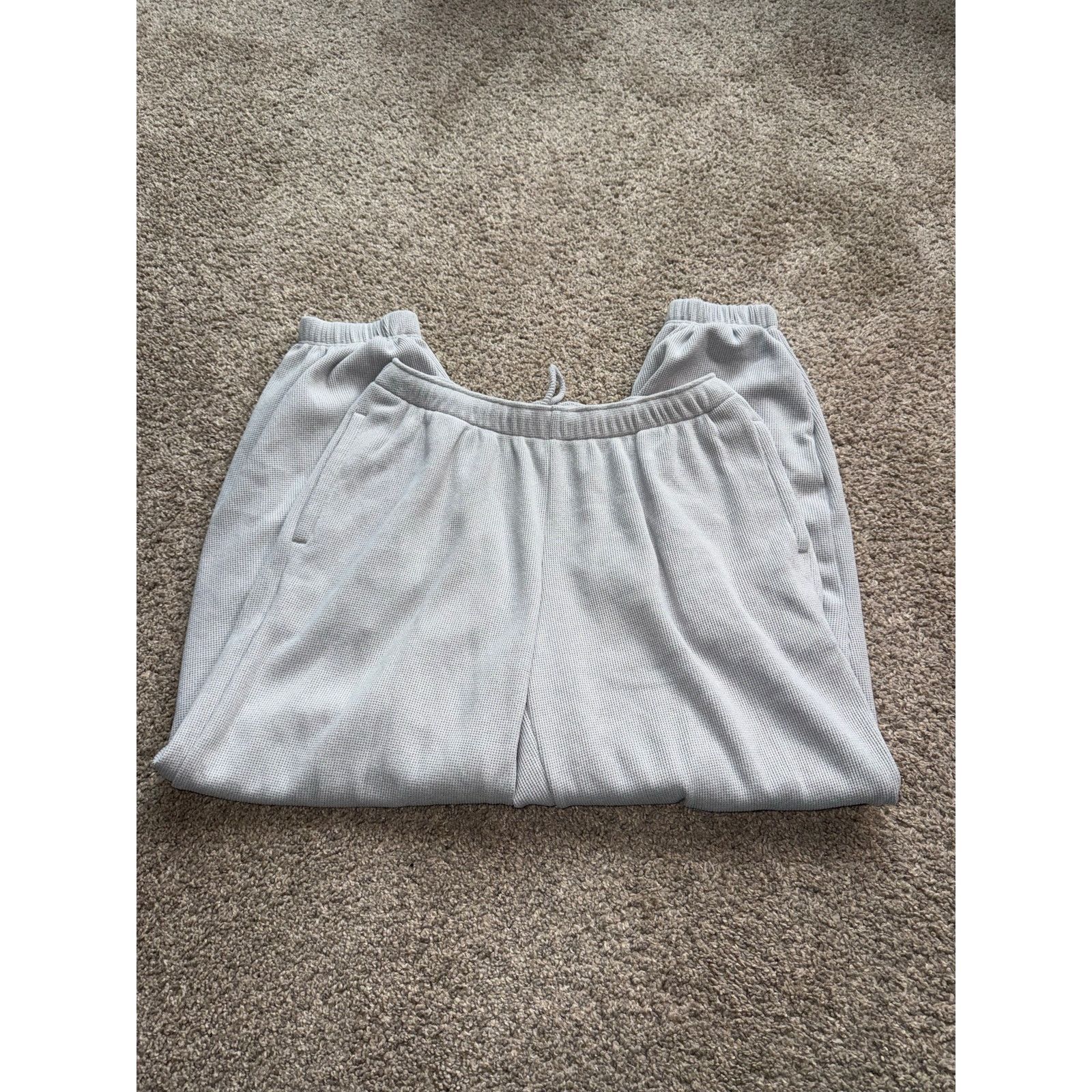 Hollister Hollister Gilly Hicks Cozy Waffle Jogger - Light Gray M Long Size 28" / US 6 / IT 42 - 2 Thumbnail