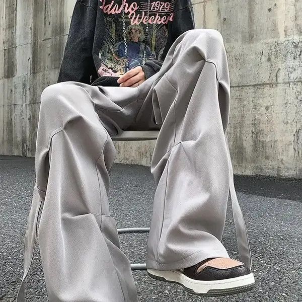 VIBE Trousers casual loose pants streetwear y2k Size US 30 / EU 46 - 2 Thumbnail