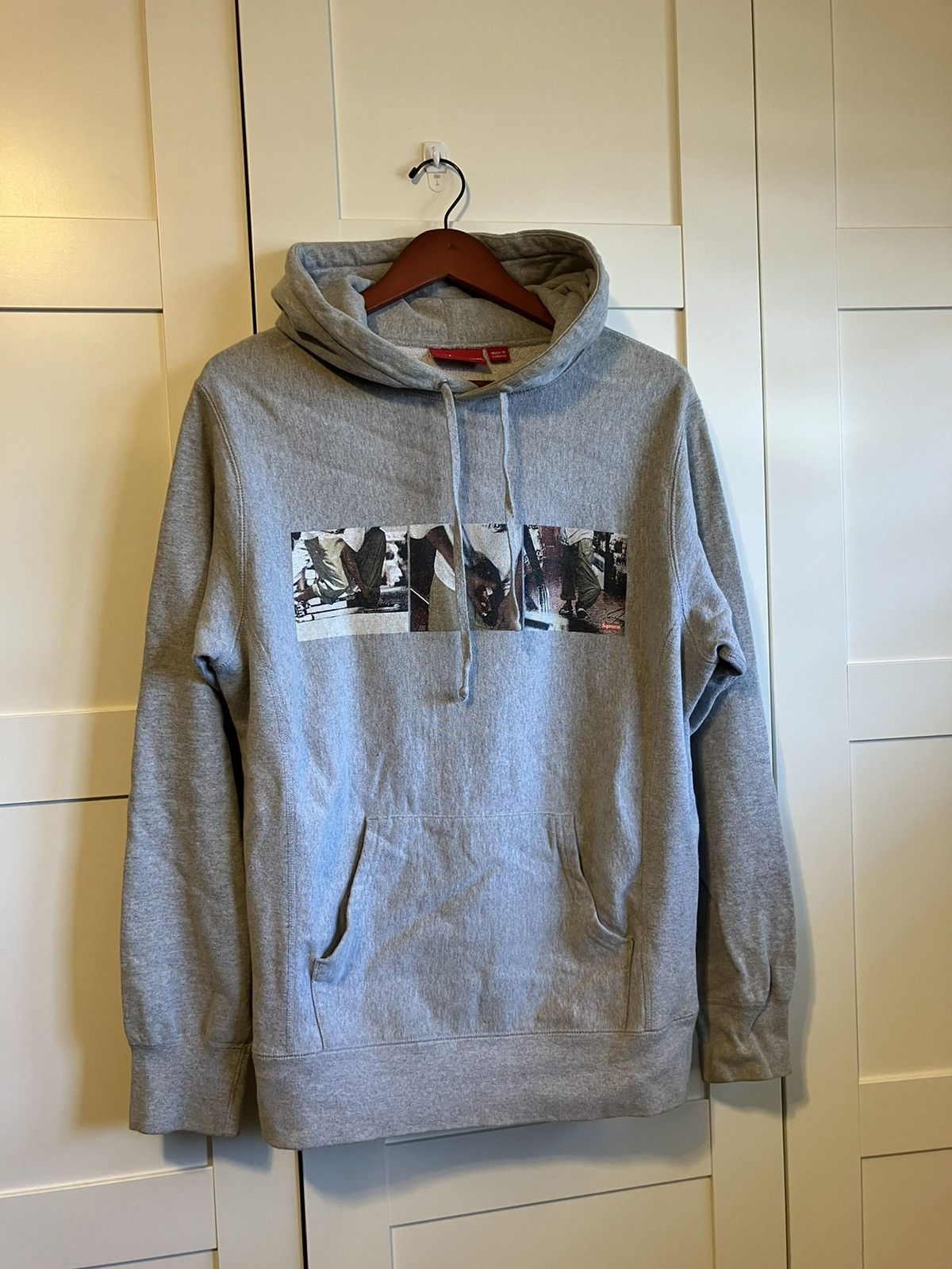image of Supreme 40Oz Hoodie Grey, Men's (Size Medium)
