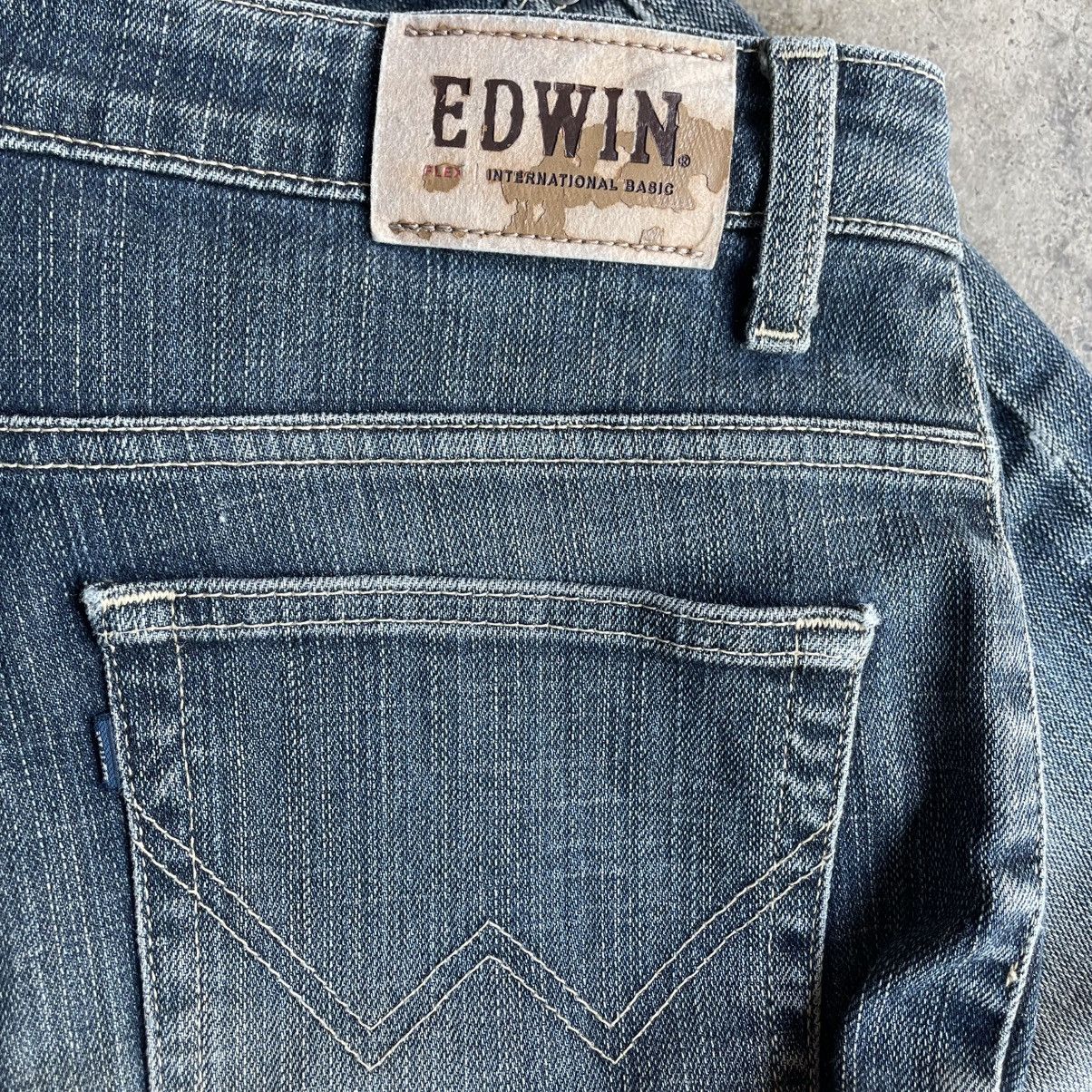 Edwin 🔥Vintage Edwin 4004 Stoned Washed Women Distress Denim Jeans Size 31" - 12 Thumbnail