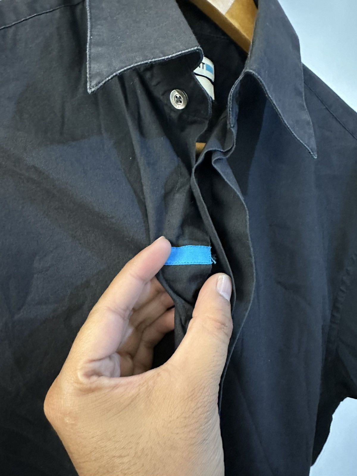 Saint Laurent Paris Saint Laurent Paris Poplin Black Shirt Size US M / EU 48-50 / 2 - 6 Thumbnail
