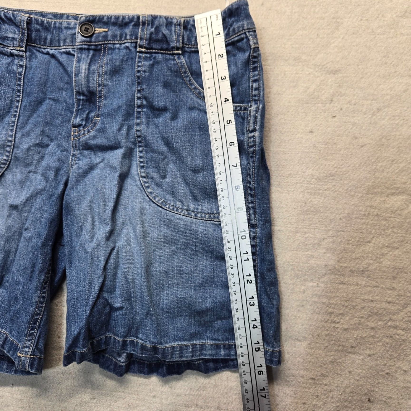 Tommy Hilfiger Tommy Hilfiger Jean Shorts Blue Denim Adult Women's Size 6 Size 28" / US 6 / IT 42 - 5 Thumbnail