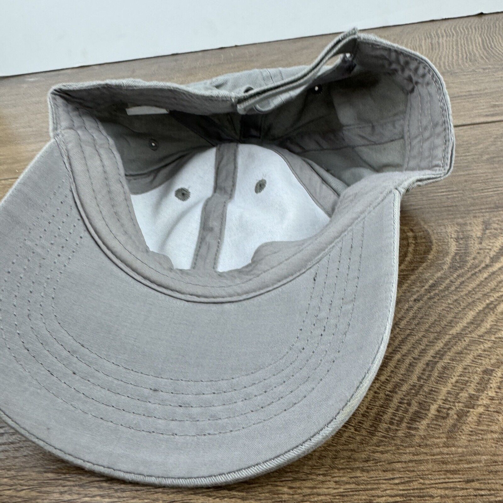 Other Plain Gray Baseball Hat Cap Gray Hat Adjustable Adult Size H Size ONE SIZE - 13 Thumbnail