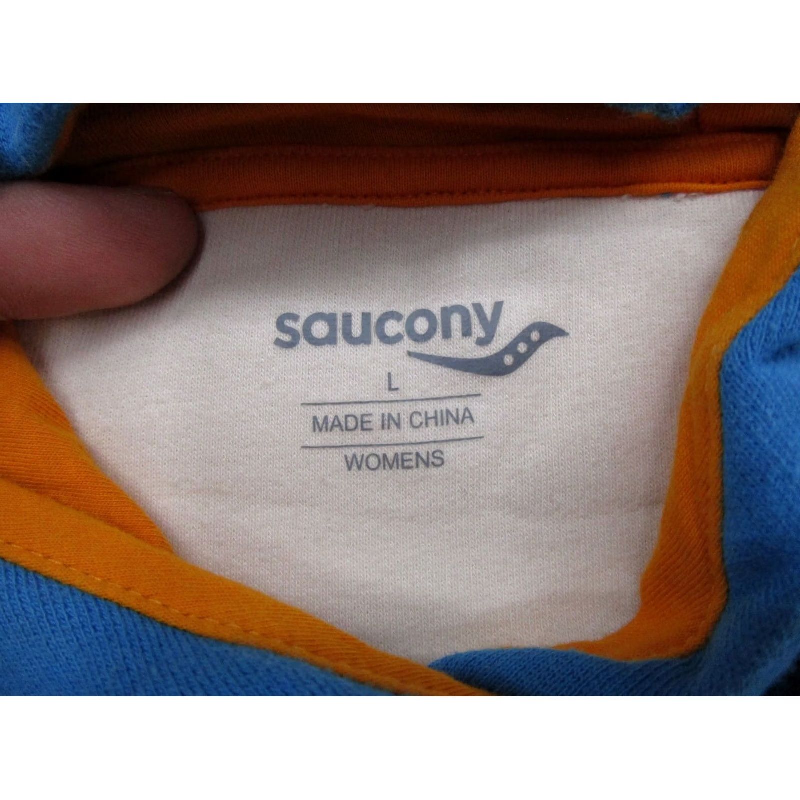Saucony Saucony Colorblock Women's Hoodie Pullover SZ L Multicolor Stretch Activewear Hoodie Womens L Colorblock Pullover Hoodie Size L / US 10 / IT 46 - 2 Thumbnail