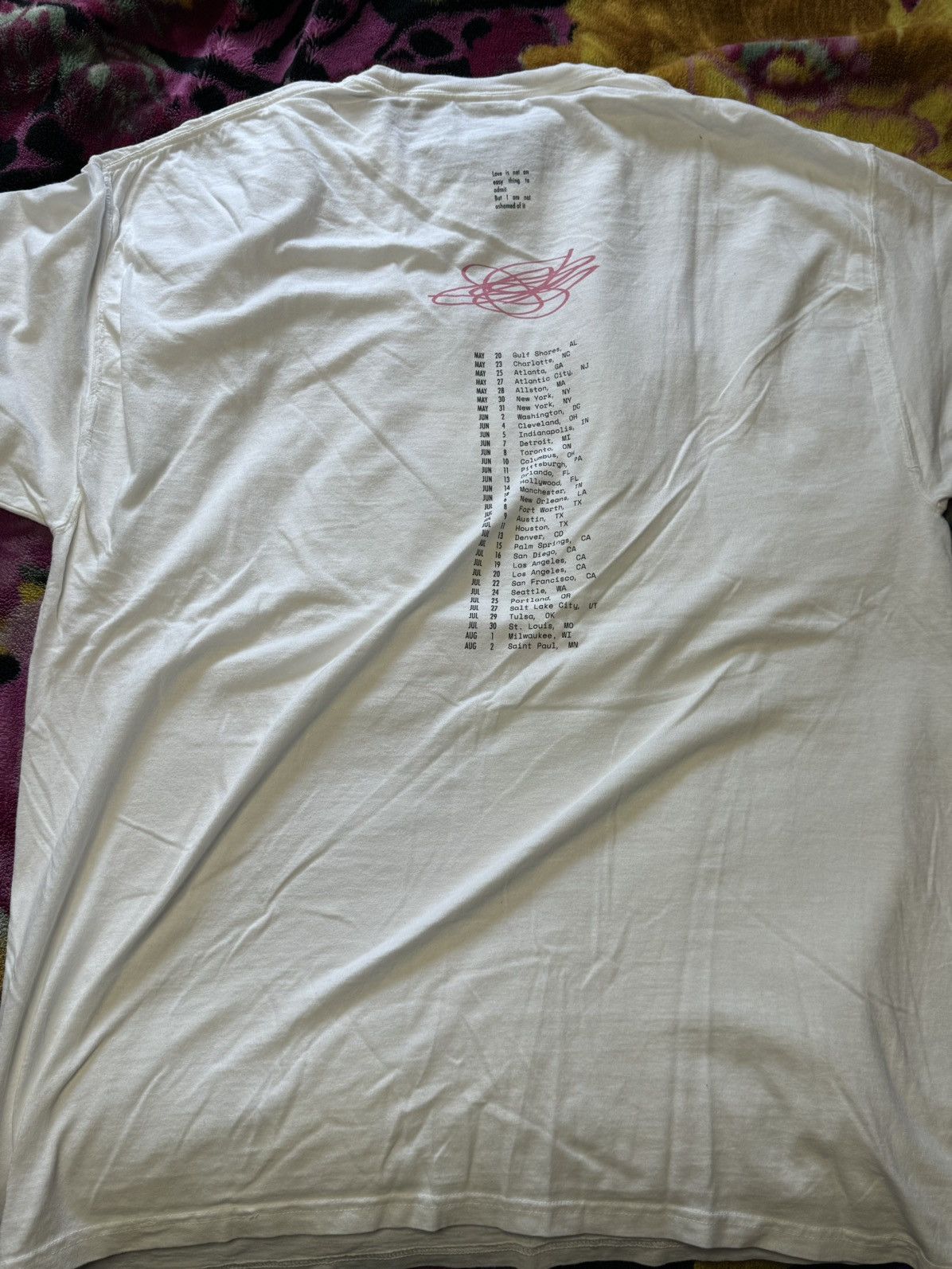 Band Tees Paramore 2023 North America Concert Tour T Shirt White XL Size US XL / EU 56 / 4 - 2 Thumbnail