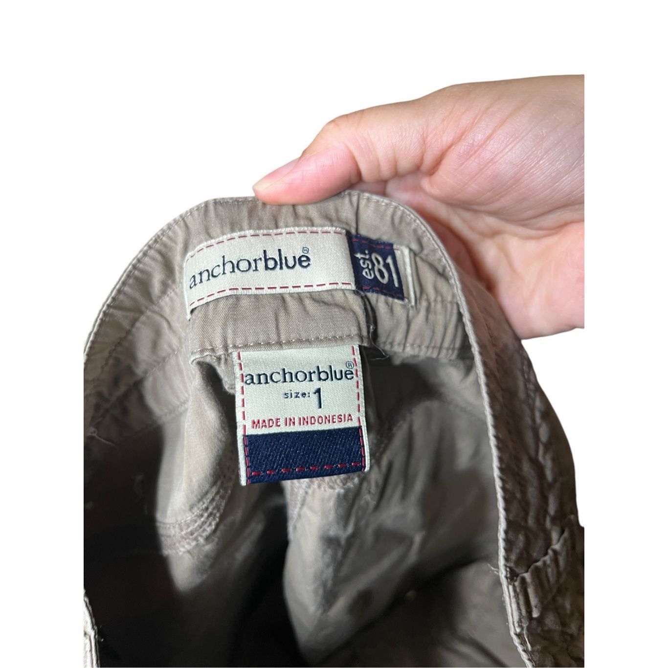 Anchor Blue Anchor Blue Y2K Tan Cargo Shorts Size 1 Size 30" / US 8 / IT 44 - 5 Thumbnail