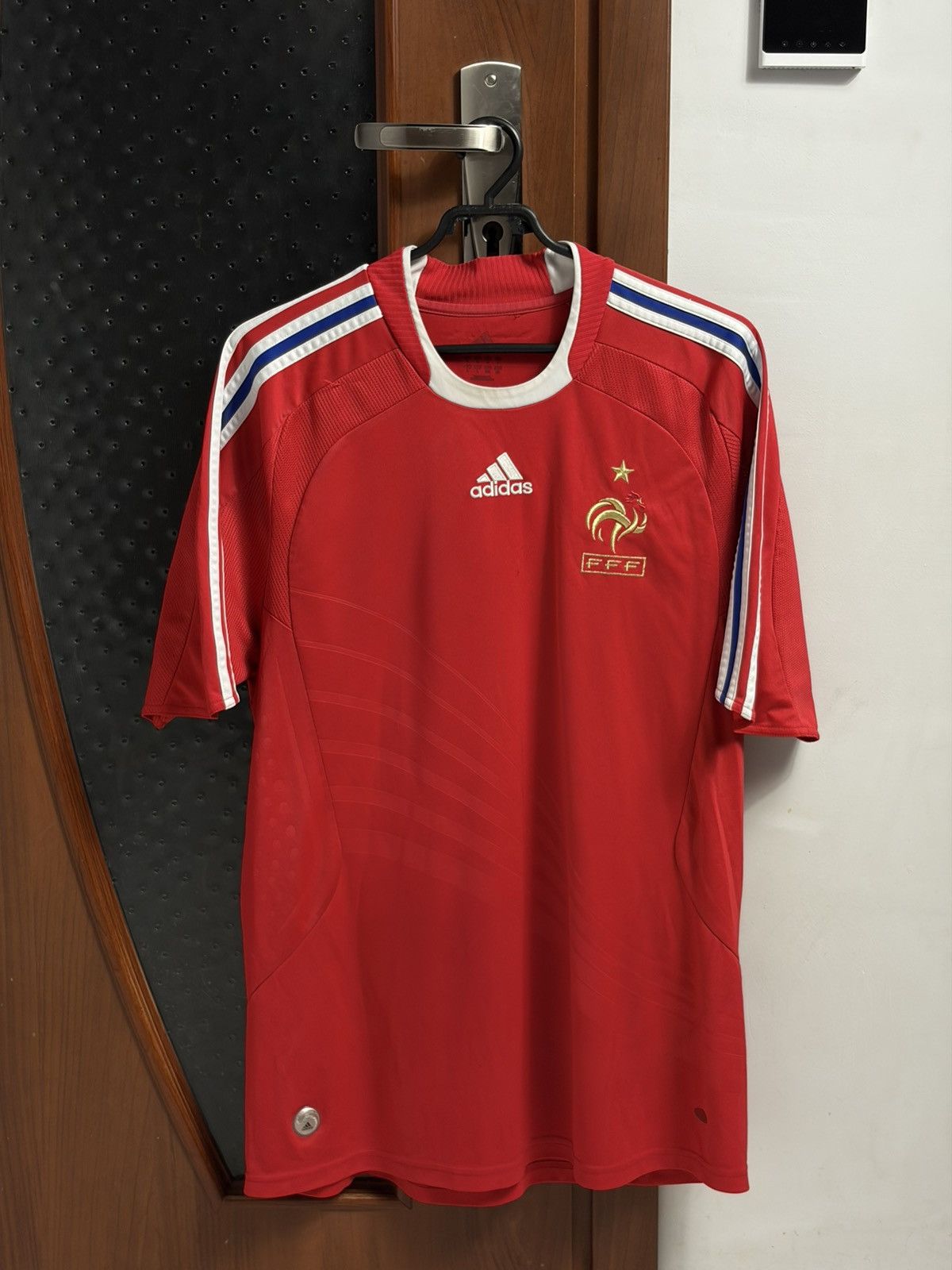 Adidas Adidas Fc France Vintage Jersey 2007 Mens Football 08/09 Size US L / EU 52-54 / 3 - 1 Thumbnail