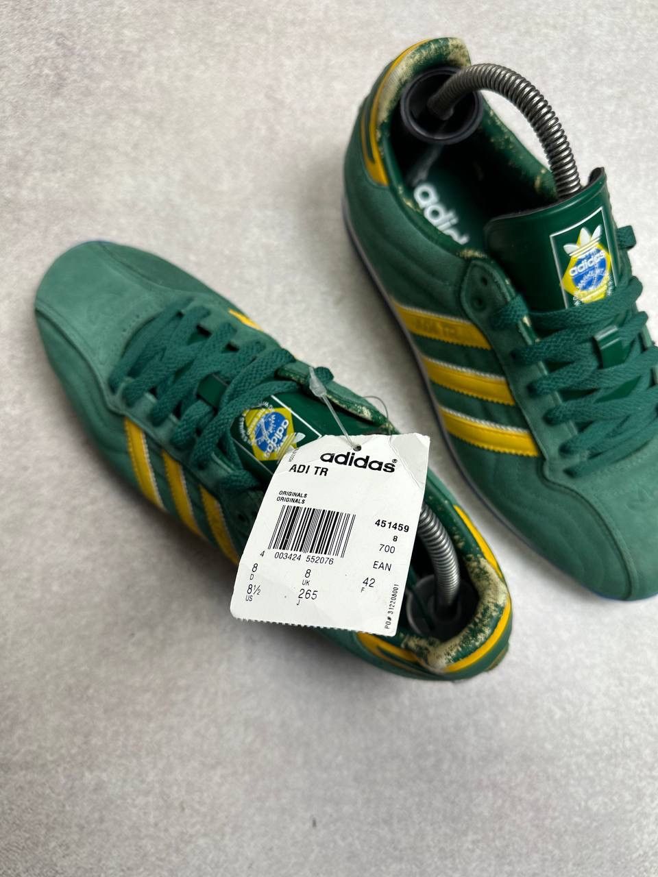 Adidas NWT 2006 Adidas Brasil World Cup ADI TR Suede Sneakers Size US 8.5 / EU 41-42 - 9 Thumbnail