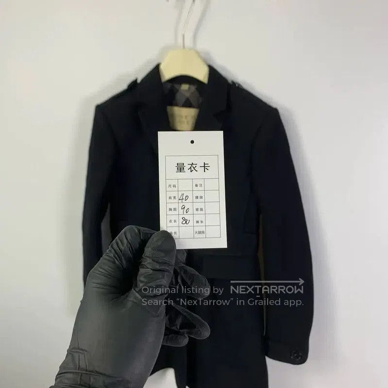 Burberry Burberry Black Wool Ladies Coat. Size XXS / US 00 / IT 34 - 6 Thumbnail