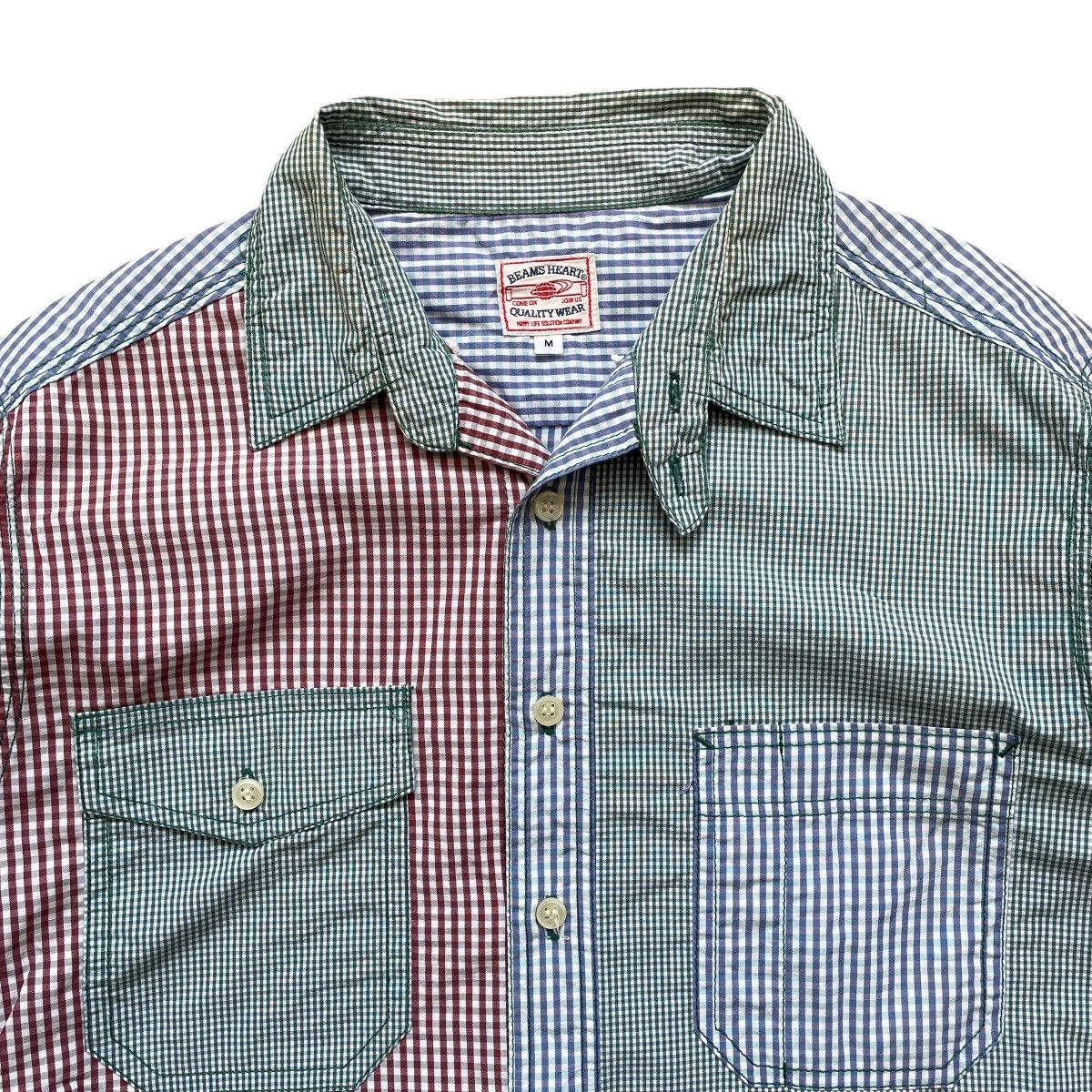 Beams Japan × Beams Plus × Vintage VINTAGE Y2K BEAMS HEART BUTTON UPS SHIRT Size US M / EU 48-50 / 2 - 2 Thumbnail