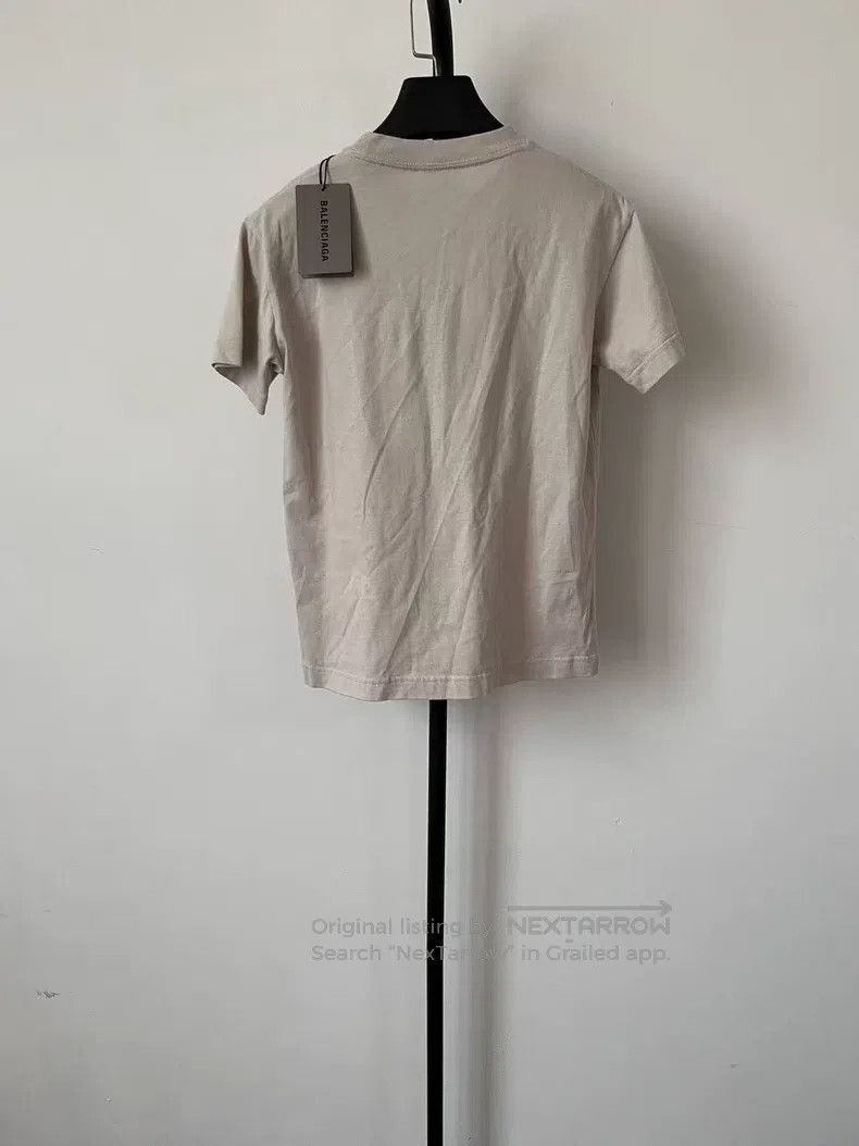 Balenciaga Balenciaga Logo Print Slim Fit Round Neck Short Sleeve T-S Size US S / EU 44-46 / 1 - 2 Thumbnail