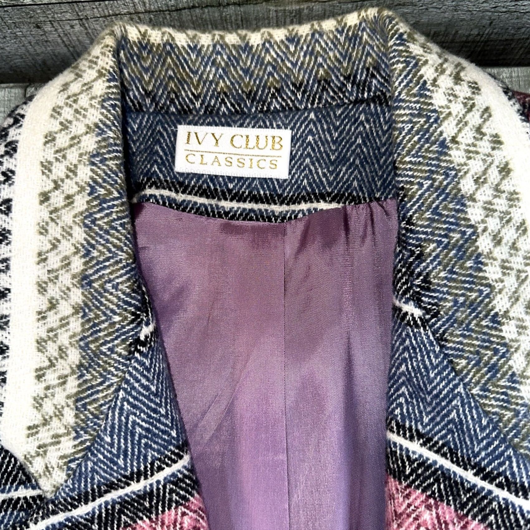 Vintage VINTAGE Style Blazer Women Pink SW Southwest Ivy Club Classics Blazer Small Women/S Mens? Size S / US 4 / IT 40 - 2 Thumbnail
