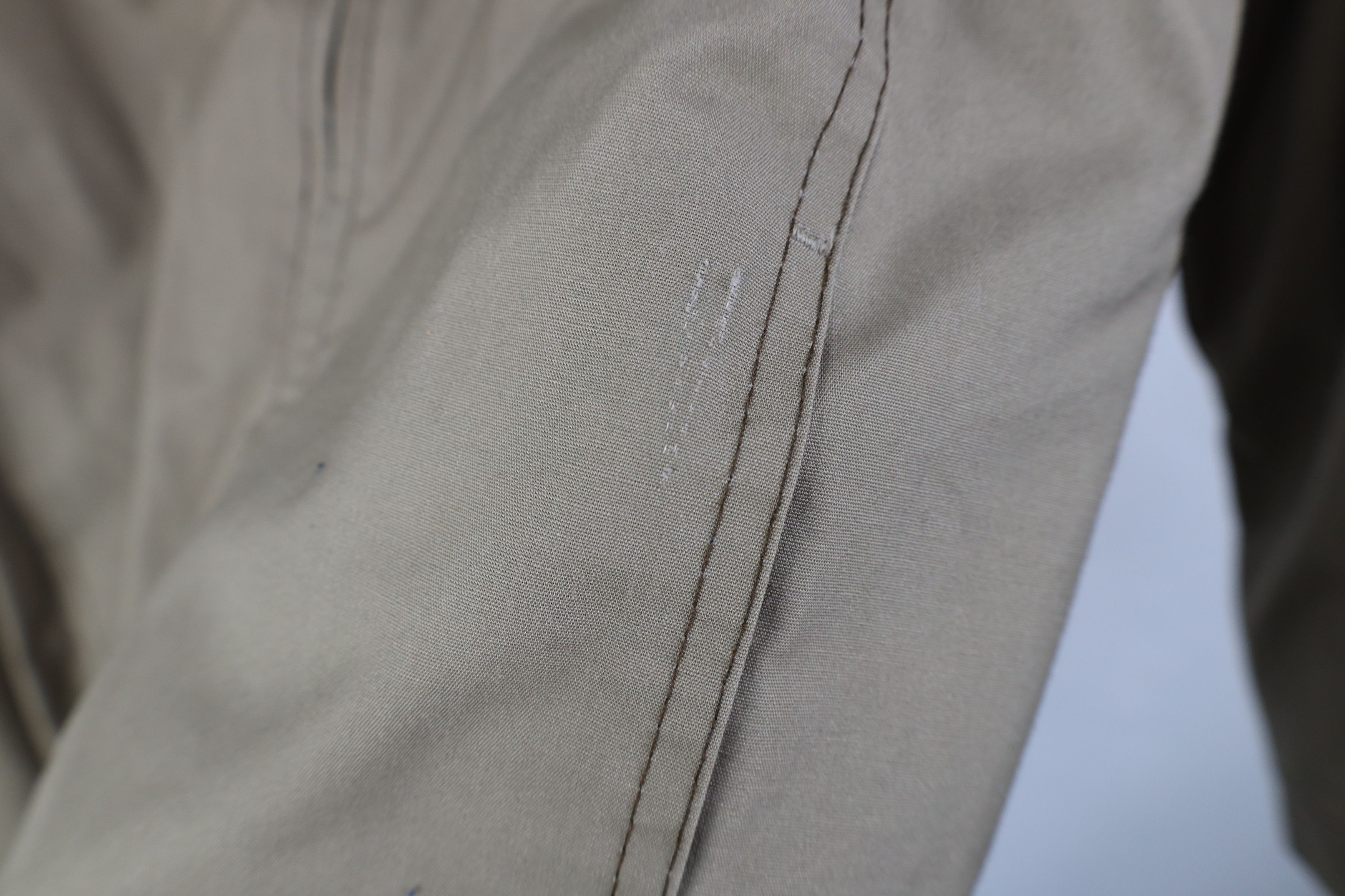 Vintage Vintage 70s Streetwear Full Zip Bomber Jacket Beige USA Size US XL / EU 56 / 4 - 5 Thumbnail