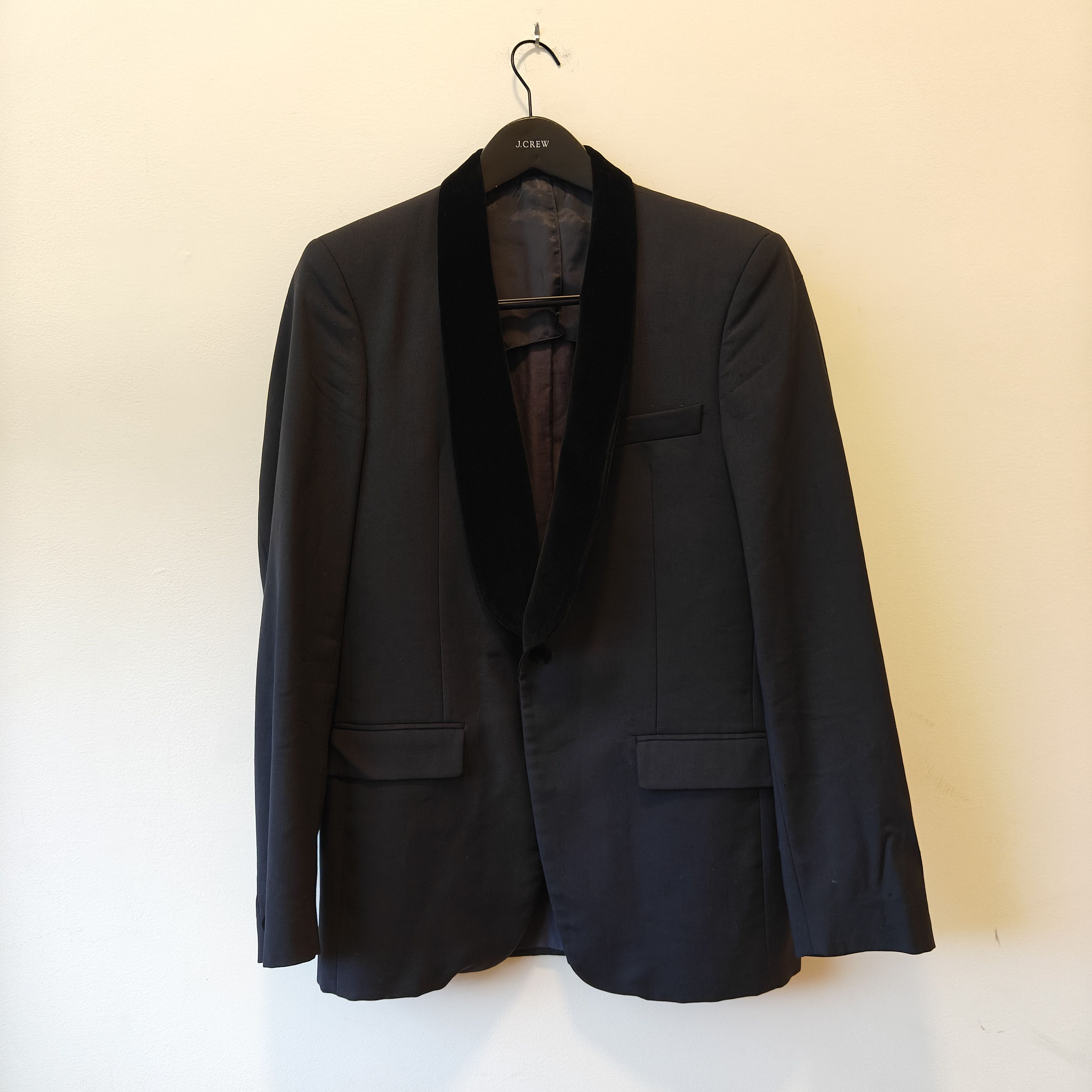Maison Margiela Navy Tux Velvet Shawl Collar Blazer - mohair Size 48R - 1 Thumbnail
