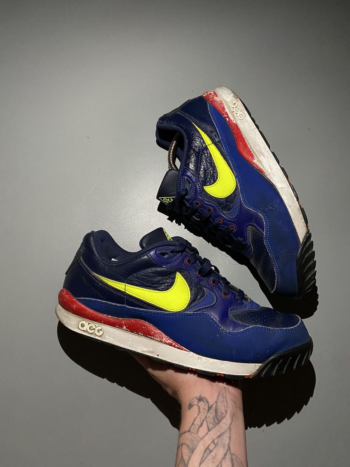 Nike × Nike ACG × Vintage Nike Air Max ACG leather shoes Size US 9 / EU 42 - 1 Thumbnail