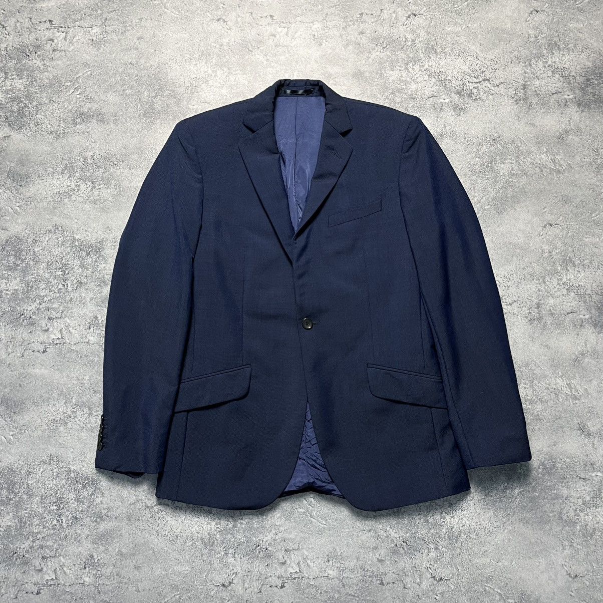 Designer × Reiss Reiss Blue Wool Blazer Jacket Luxury Classic Formal Size 38R - 1 Thumbnail