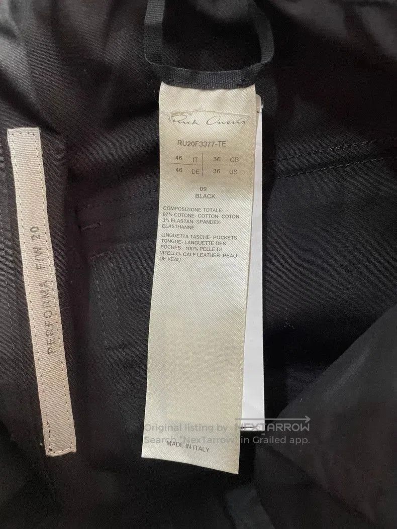 Rick Owens Rick Owens Five-Zip Cargo Pants 46. Size US 36 / EU 52 - 3 Thumbnail