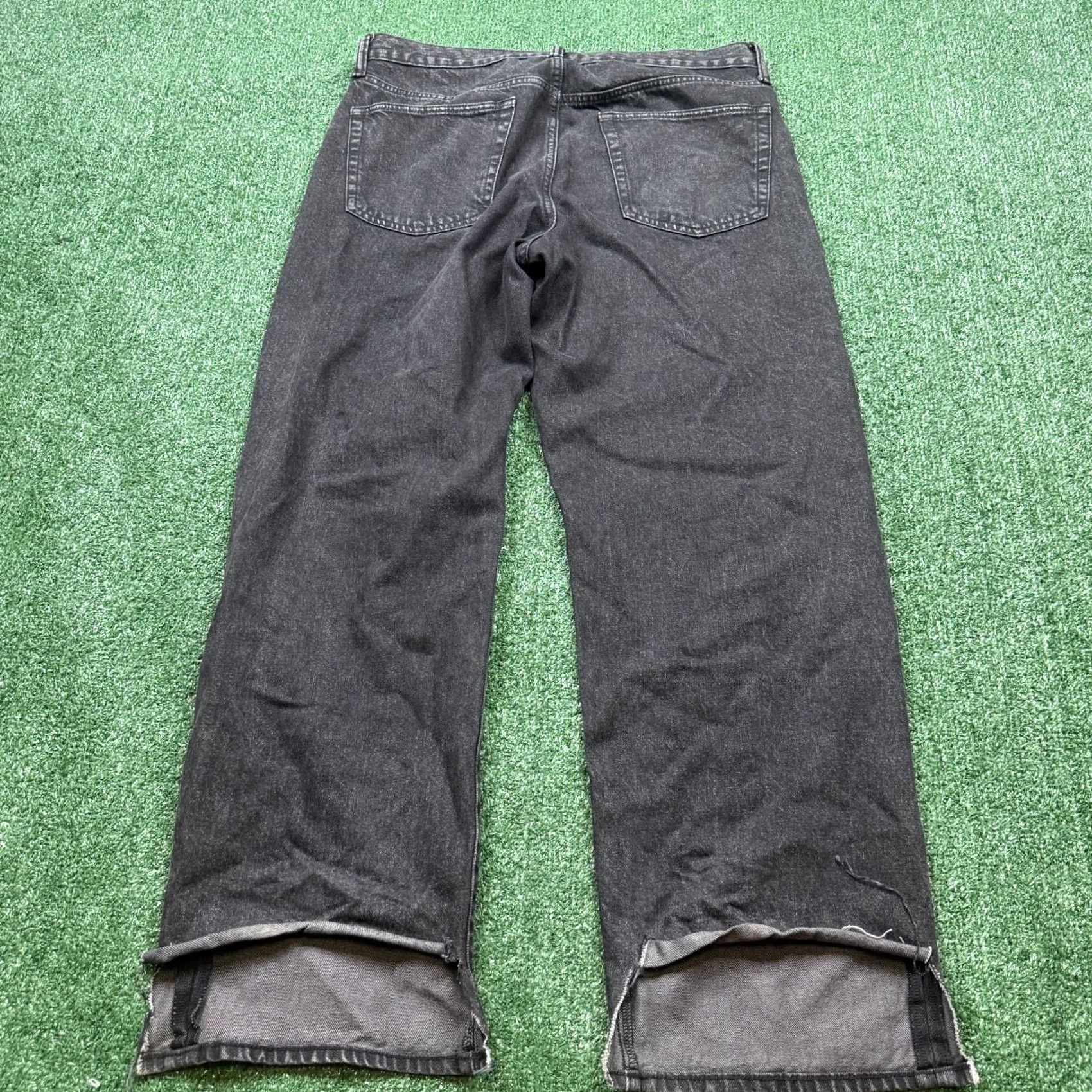 Gap Gap Denim Jeans Men's 34x32 Black Relaxed Fit Straight 5-Pocket Denim Century 1969 Vintage Gap 34 in 32 in Mens Jeans Black Gap 1969 Denim Jeans Size US 34 / EU 50 - 7 Thumbnail