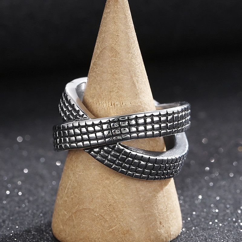 Handmade × Jewelry Creative Cross Ring Size ONE SIZE - 2 Thumbnail
