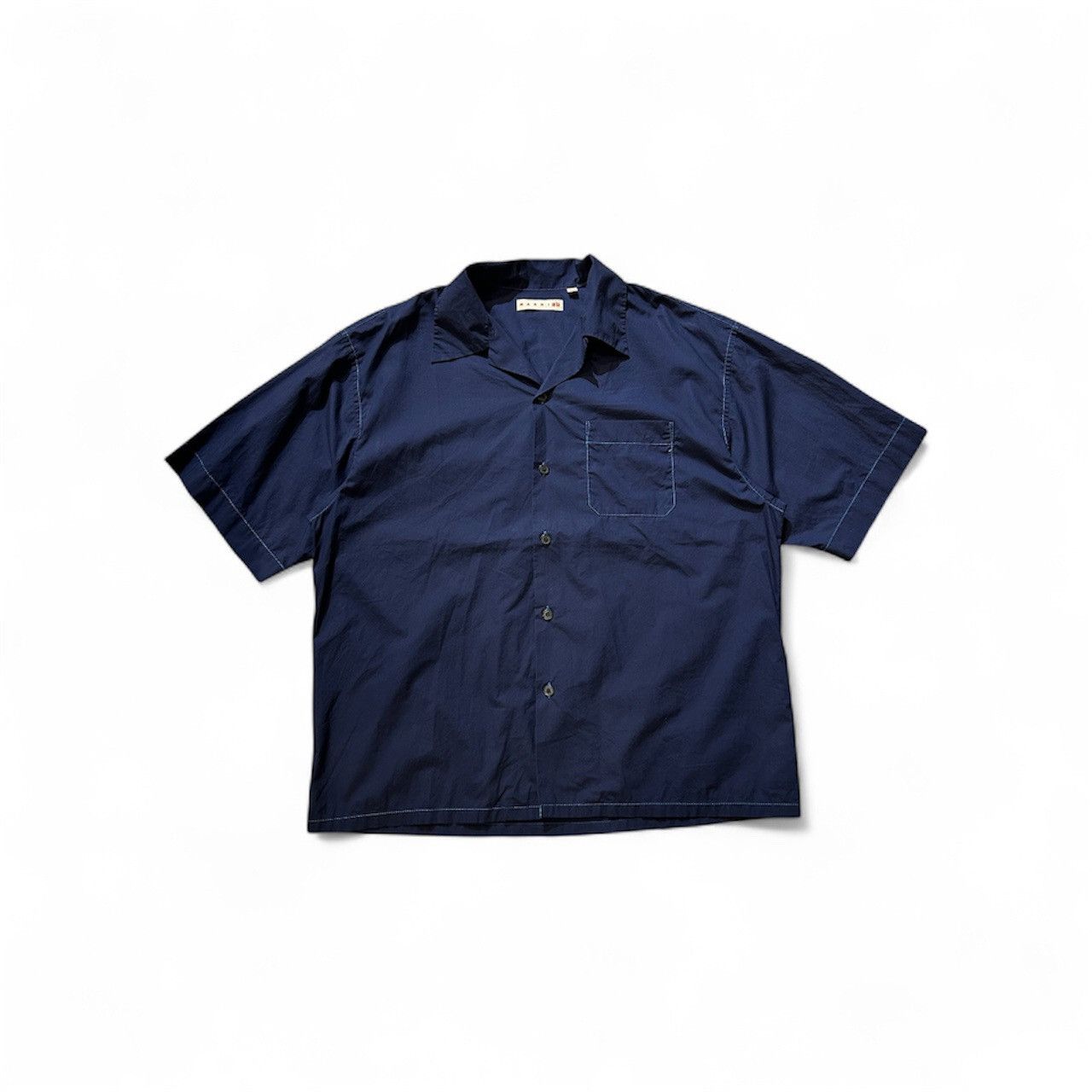 Marni × Uniqlo Uniqlo Marni Button Up Open Collar Shirt Size US L / EU 52-54 / 3 - 1 Thumbnail