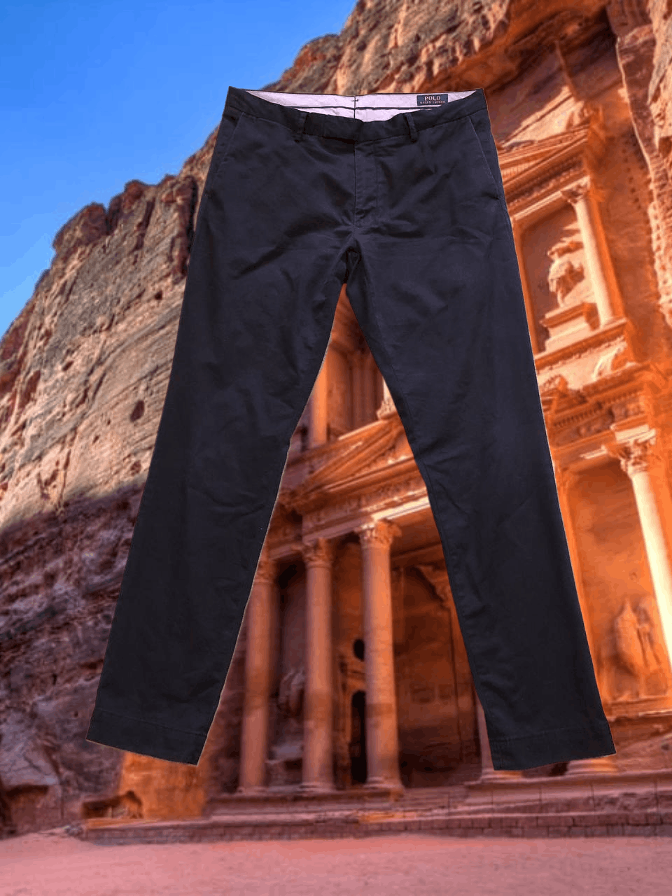 Polo Ralph Lauren Y2K denim casual pants Polo Ralph Lauren slim fit Size US 34 / EU 50 - 1 Thumbnail